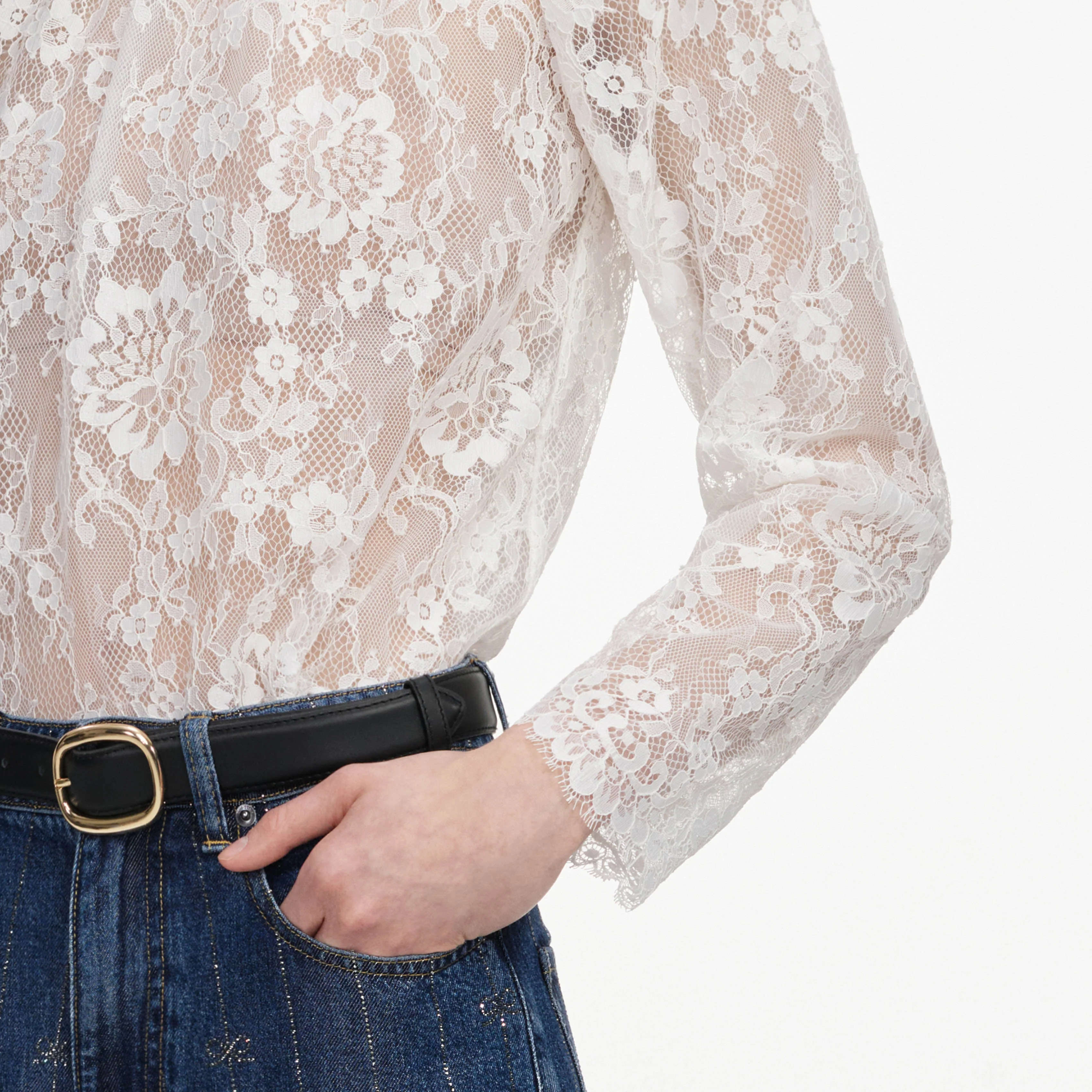 White Lace Blouse - Image 5