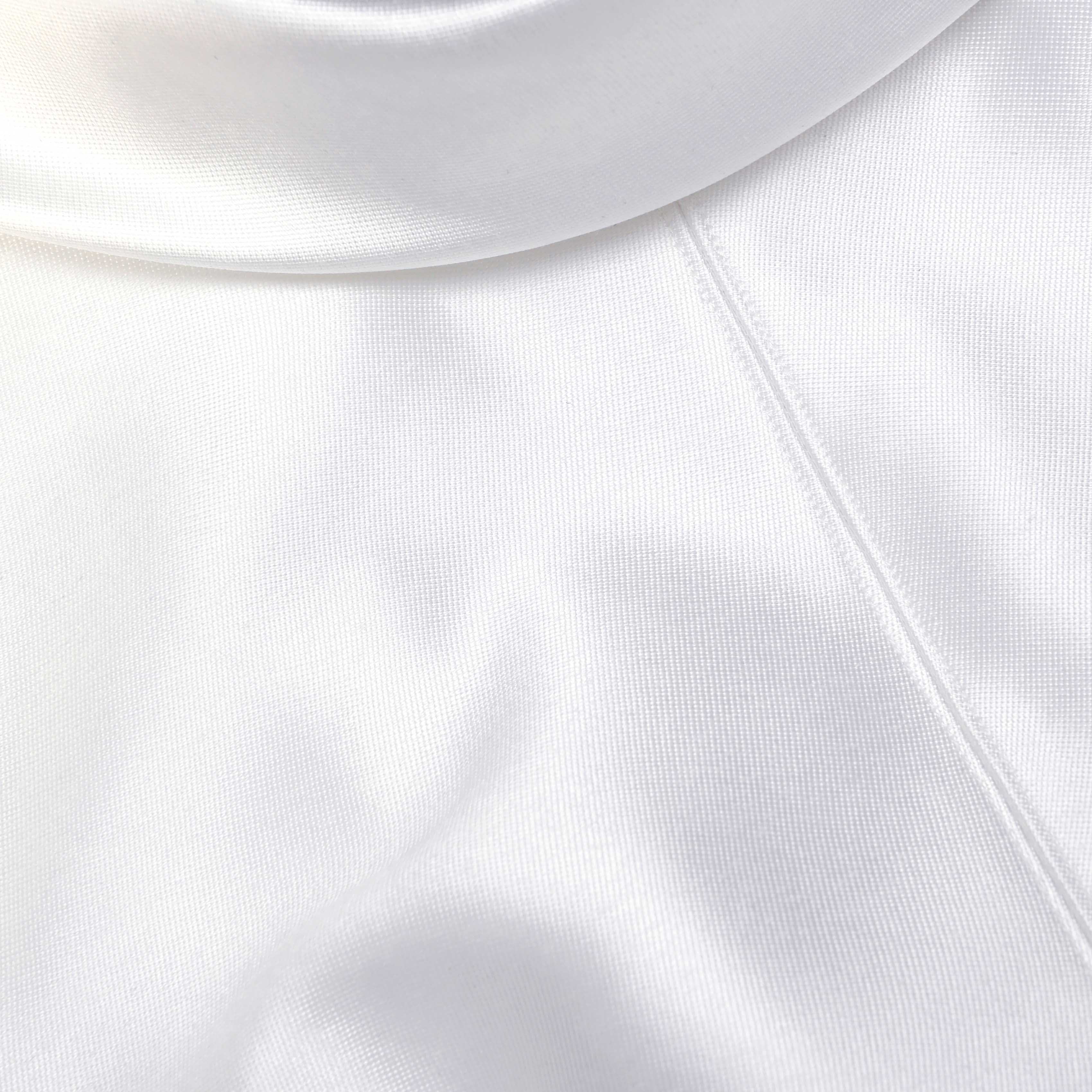 White Taffeta Collared Maxi Dress - Image 6
