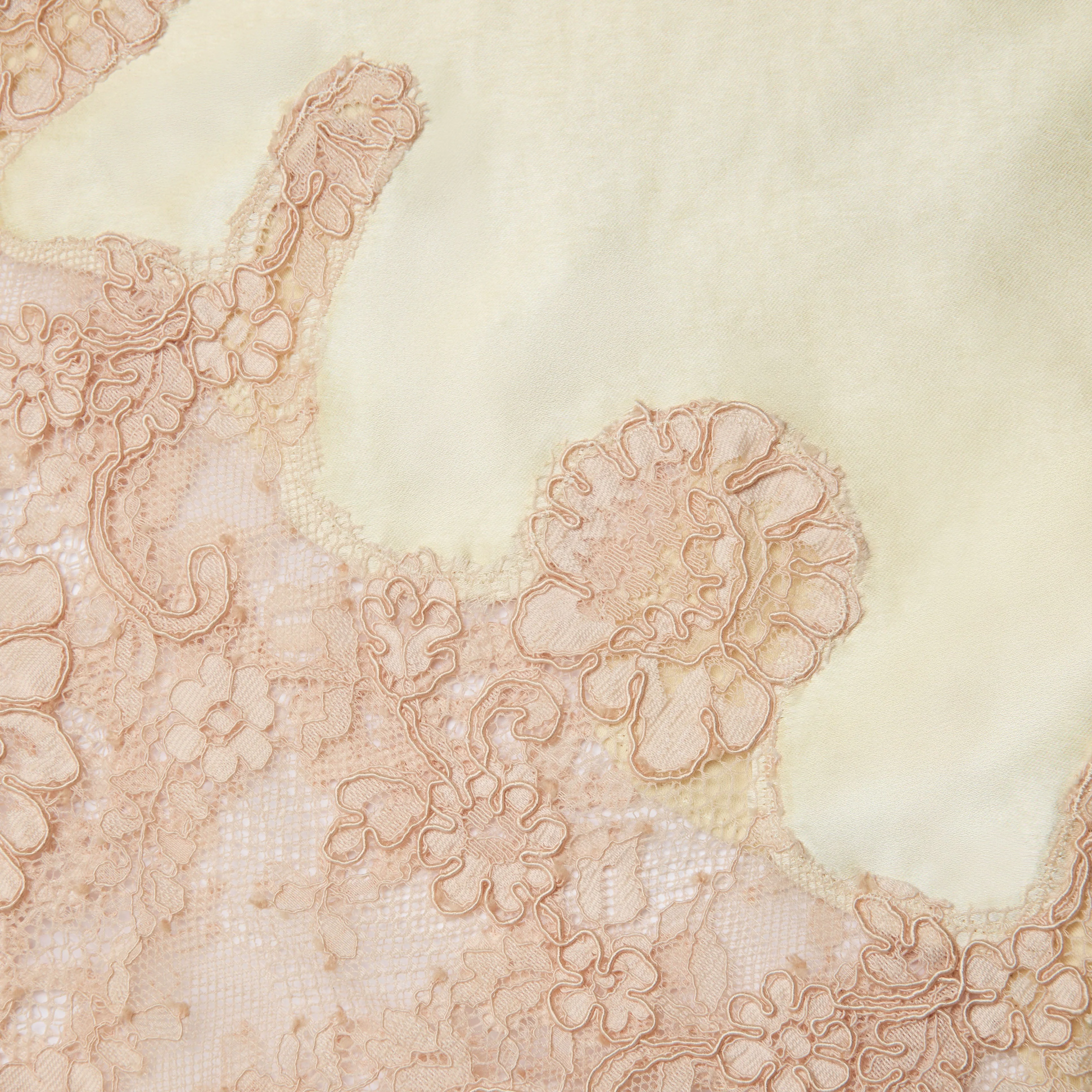 Yellow Viscose Lace Maxi Dress - Image 5