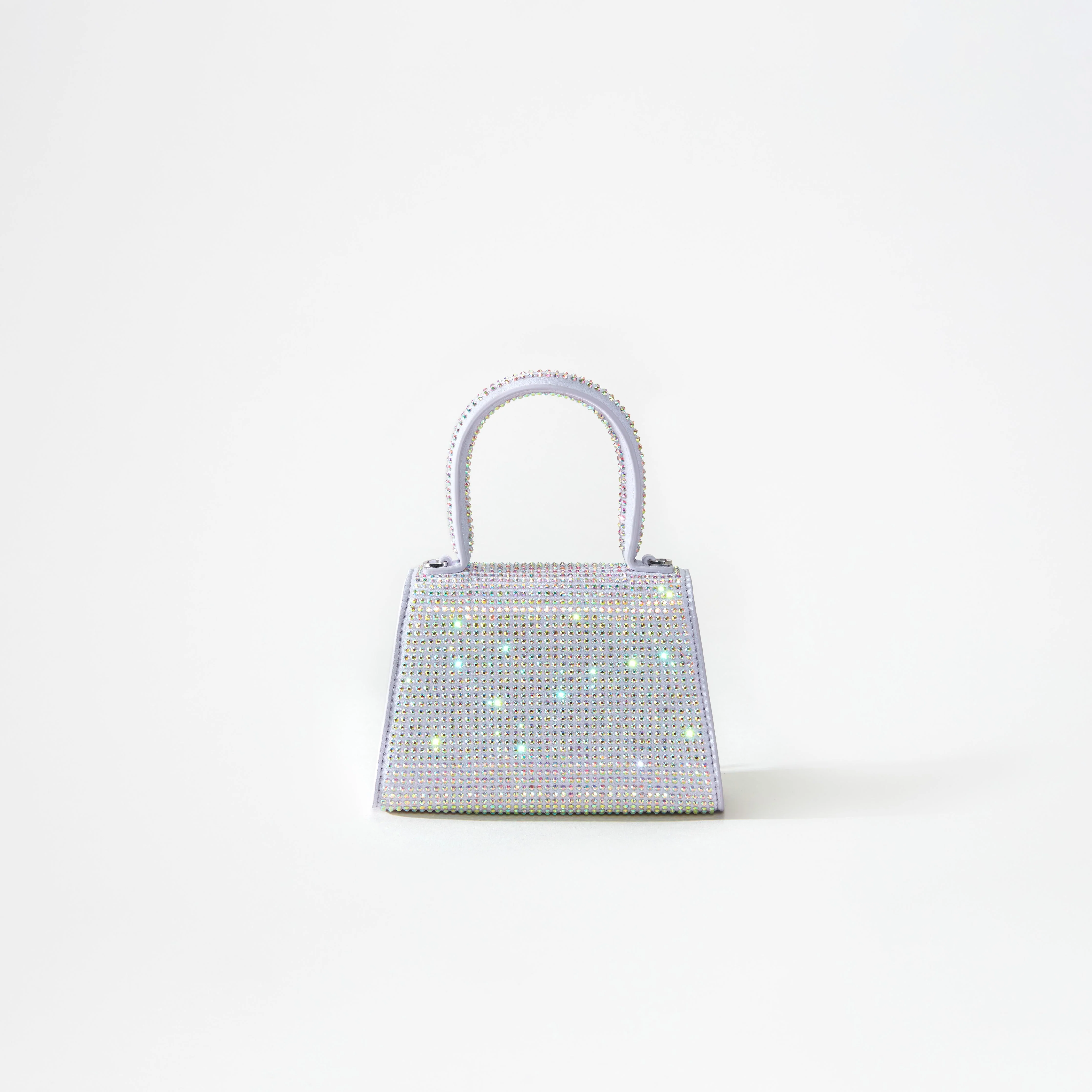 Purple Rhinestone Bow Micro Bag - Image 3