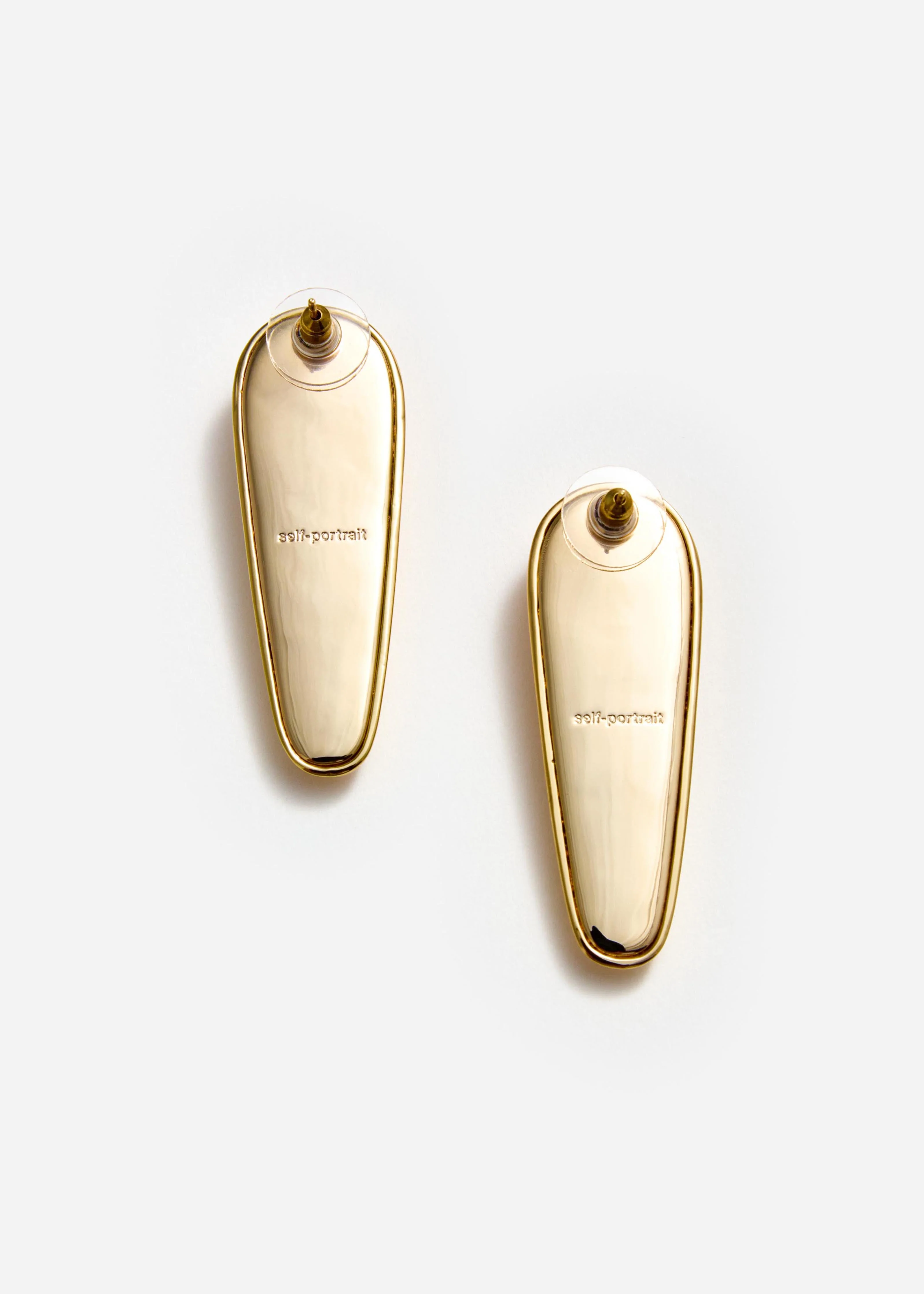 Gold Bar Earrings - Image 3