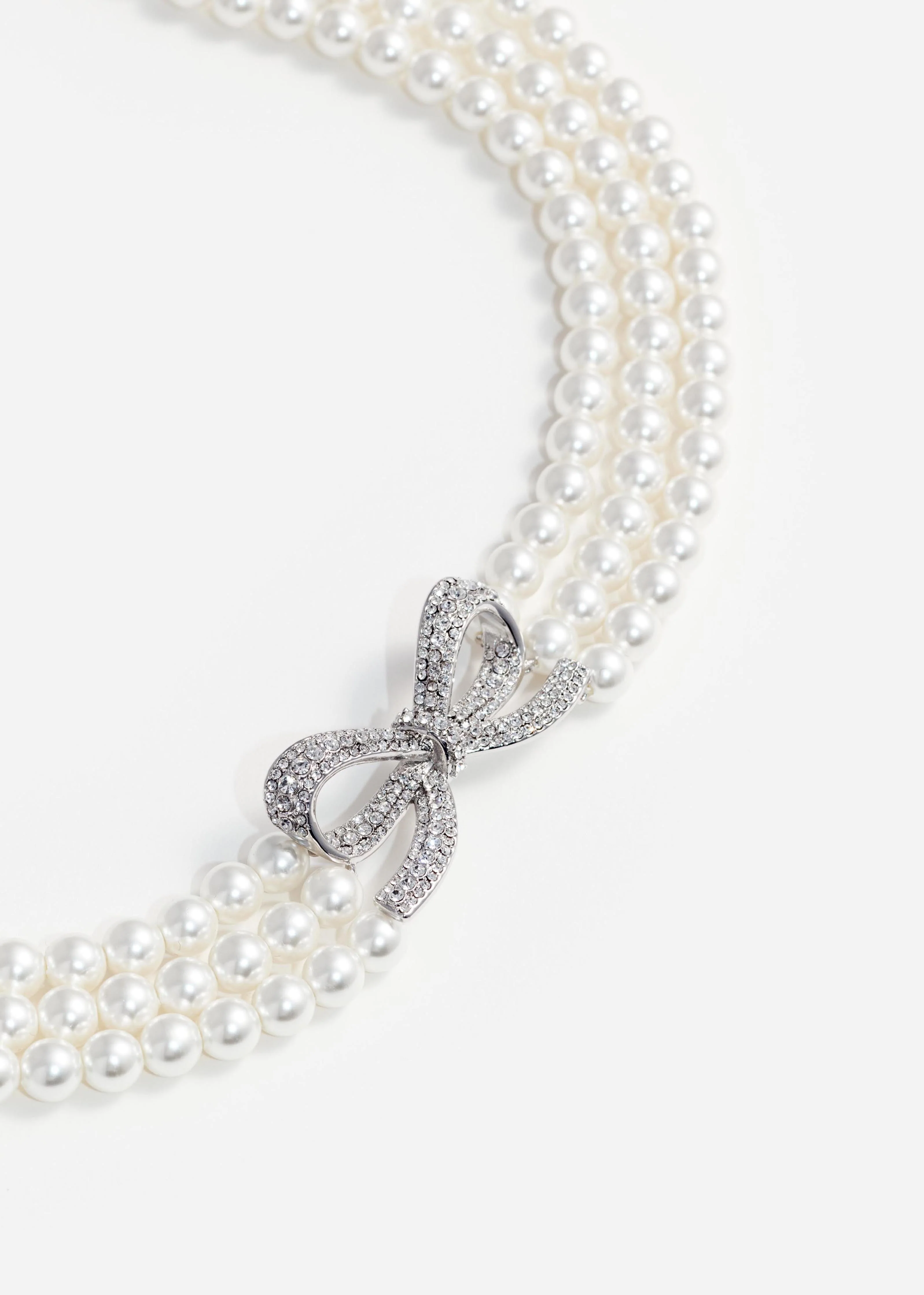Pearl Bow Choker - Image 2