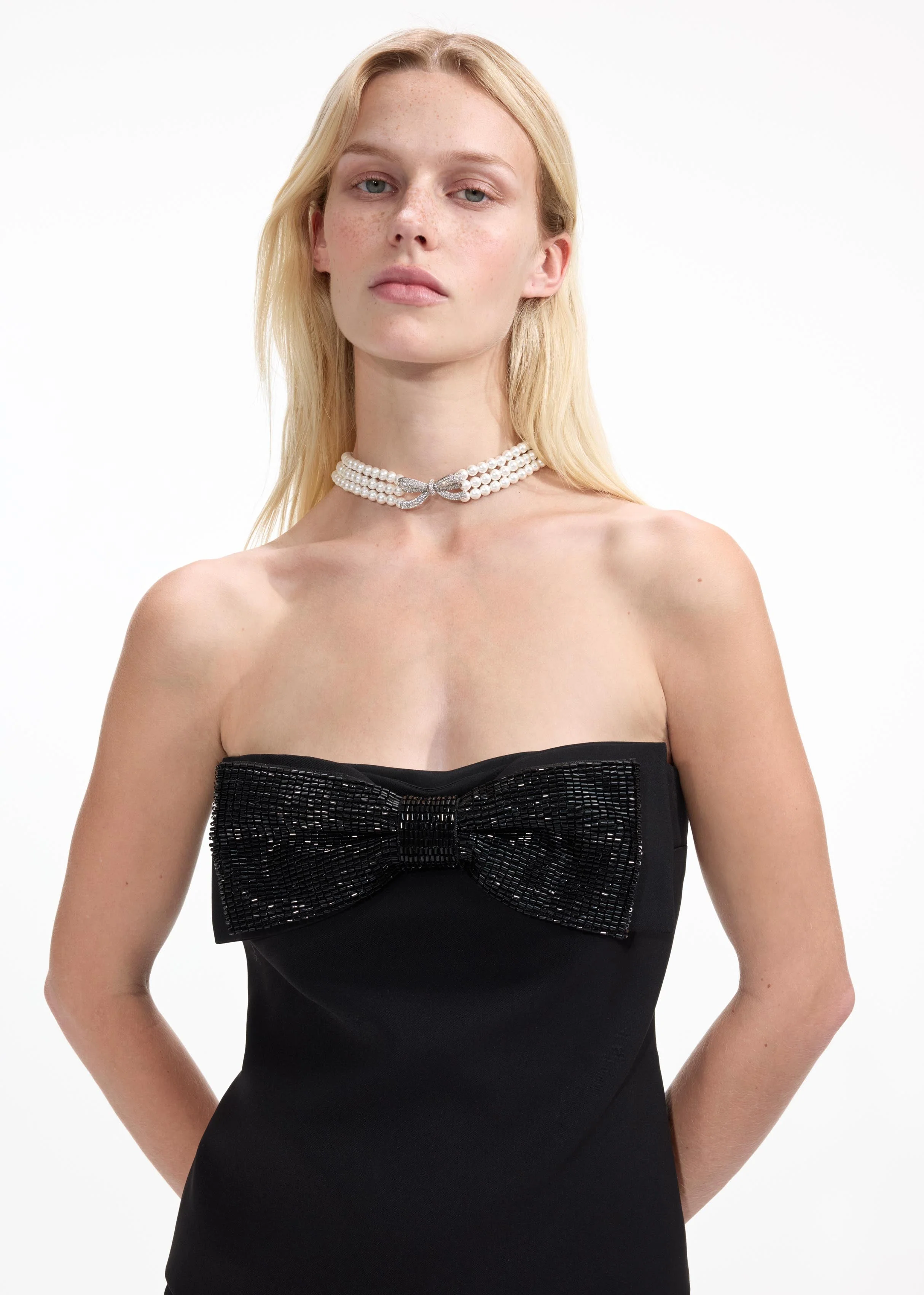 Pearl Bow Choker - Image 3