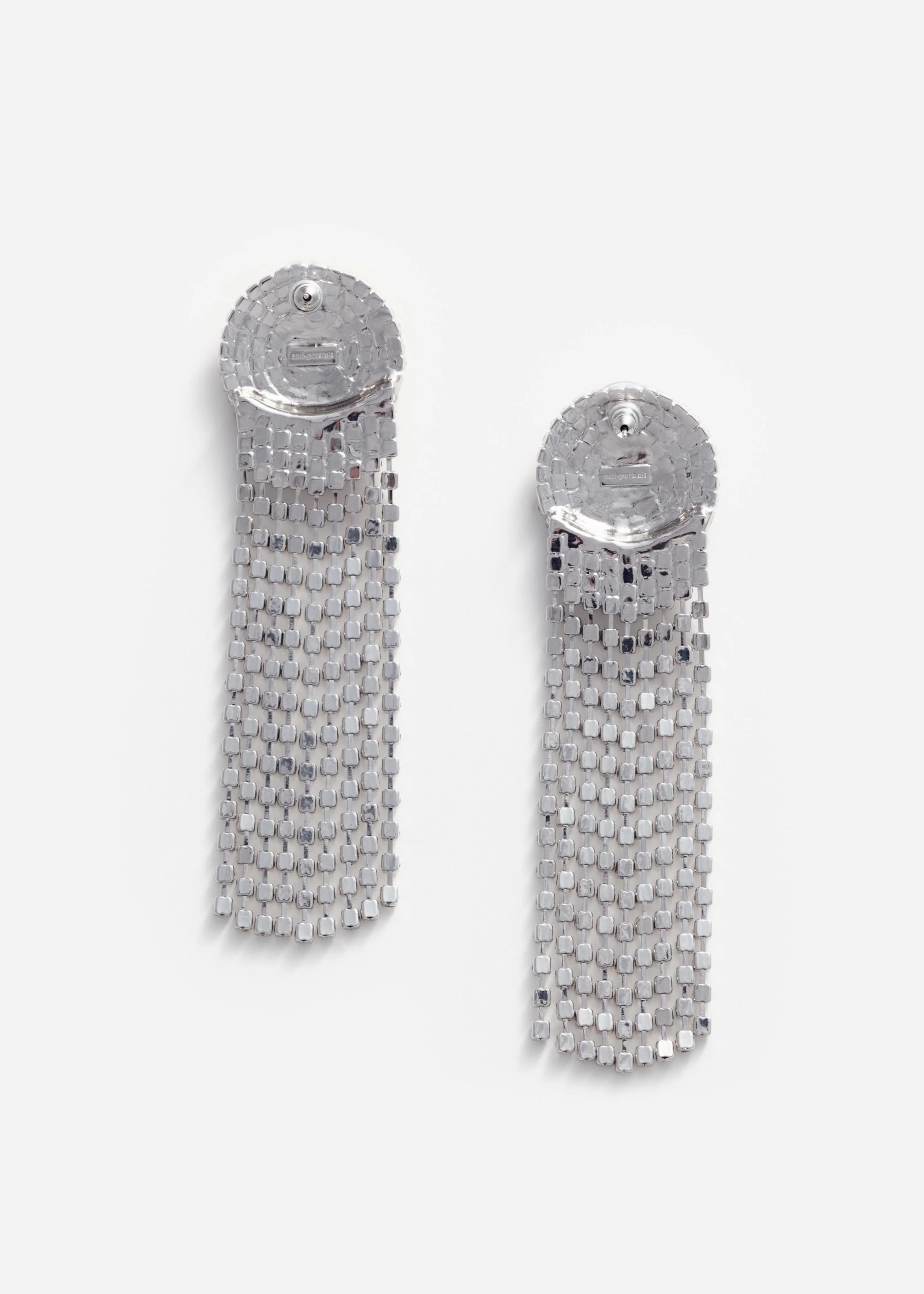 Round Crystal Droplet Earrings - Image 3