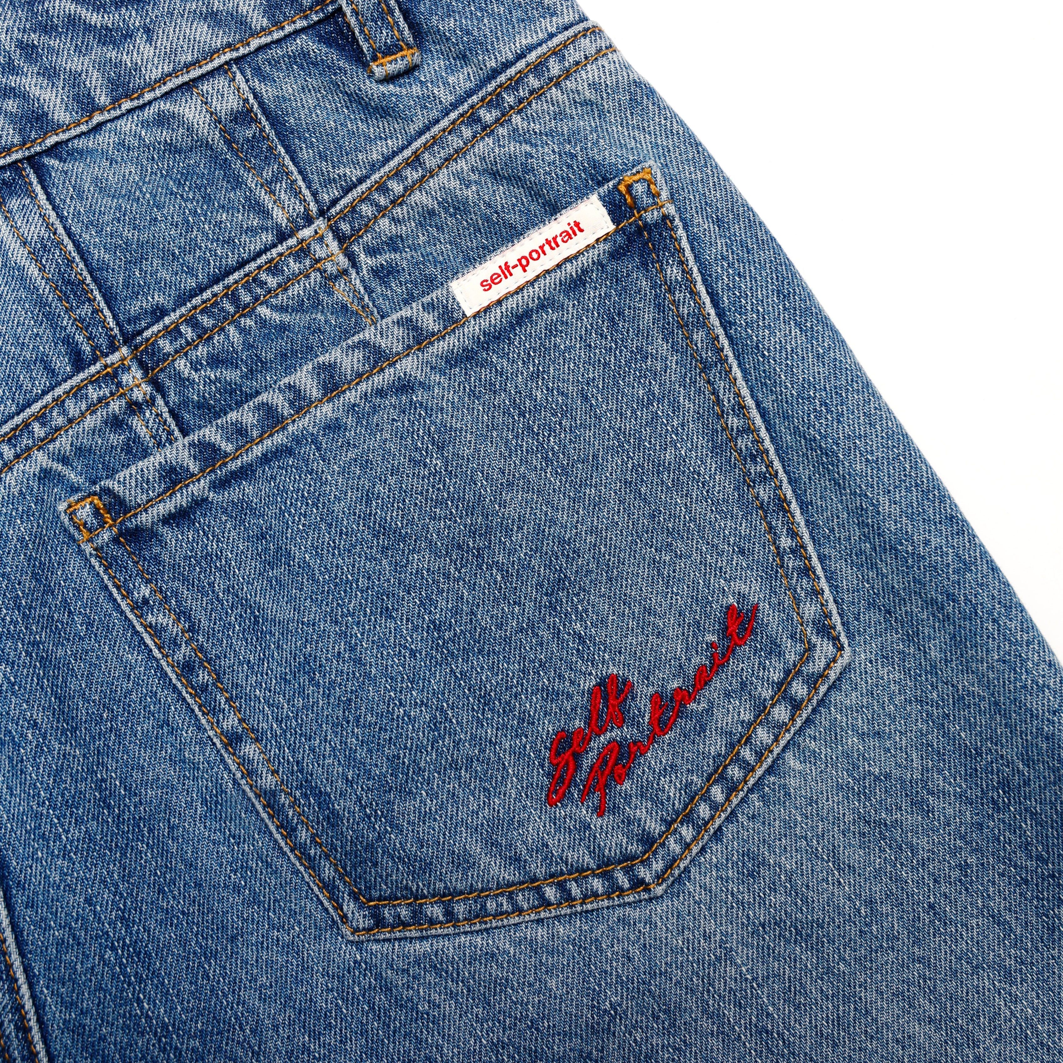 Blue Barrel Leg Jeans - Image 5