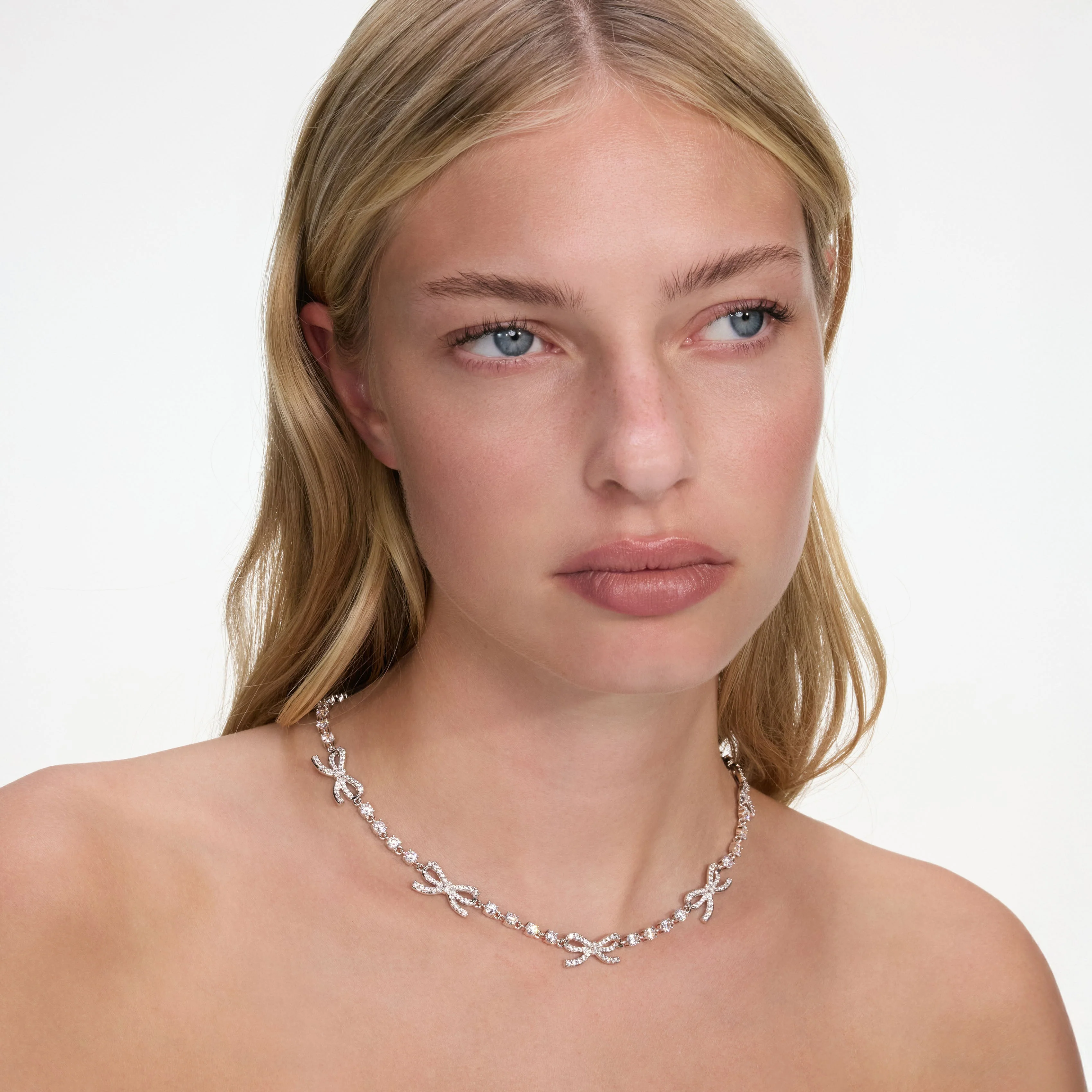 Crystal Bow Necklace - Image 2