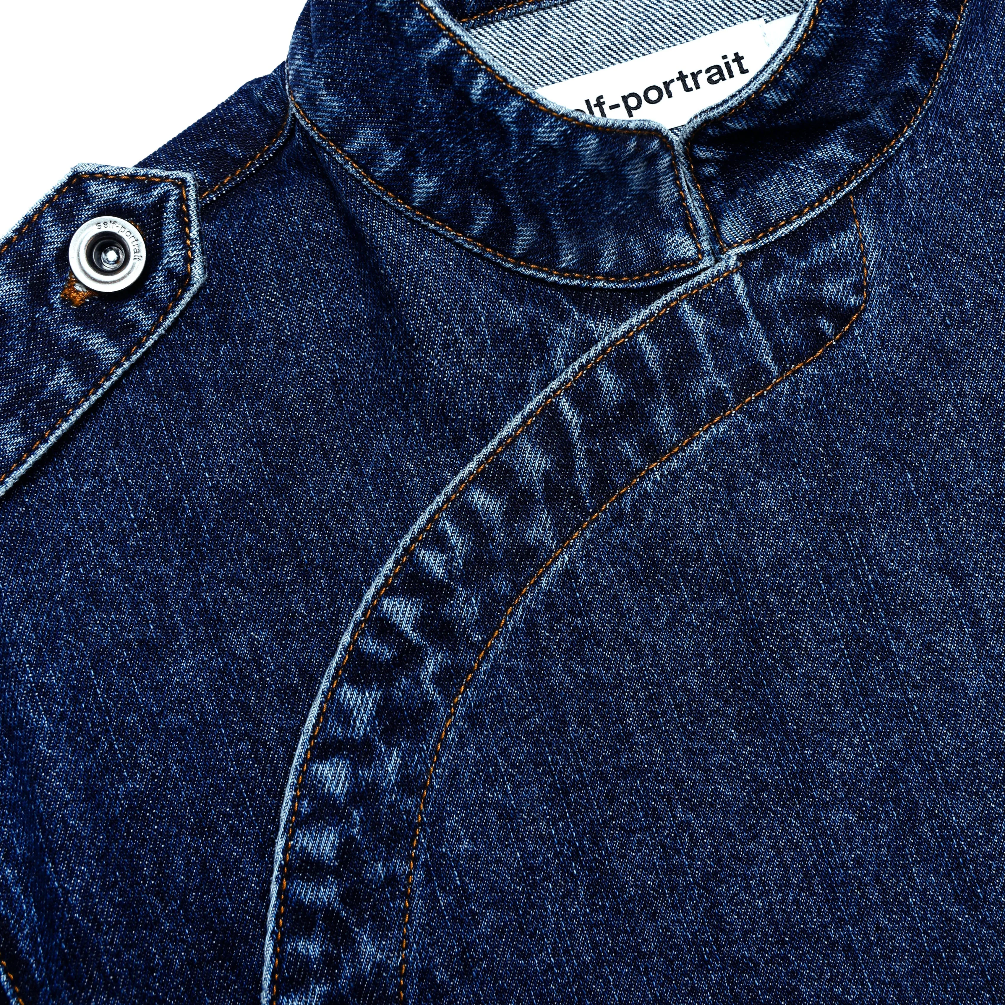 Denim Asymmetric Shirt - Image 5