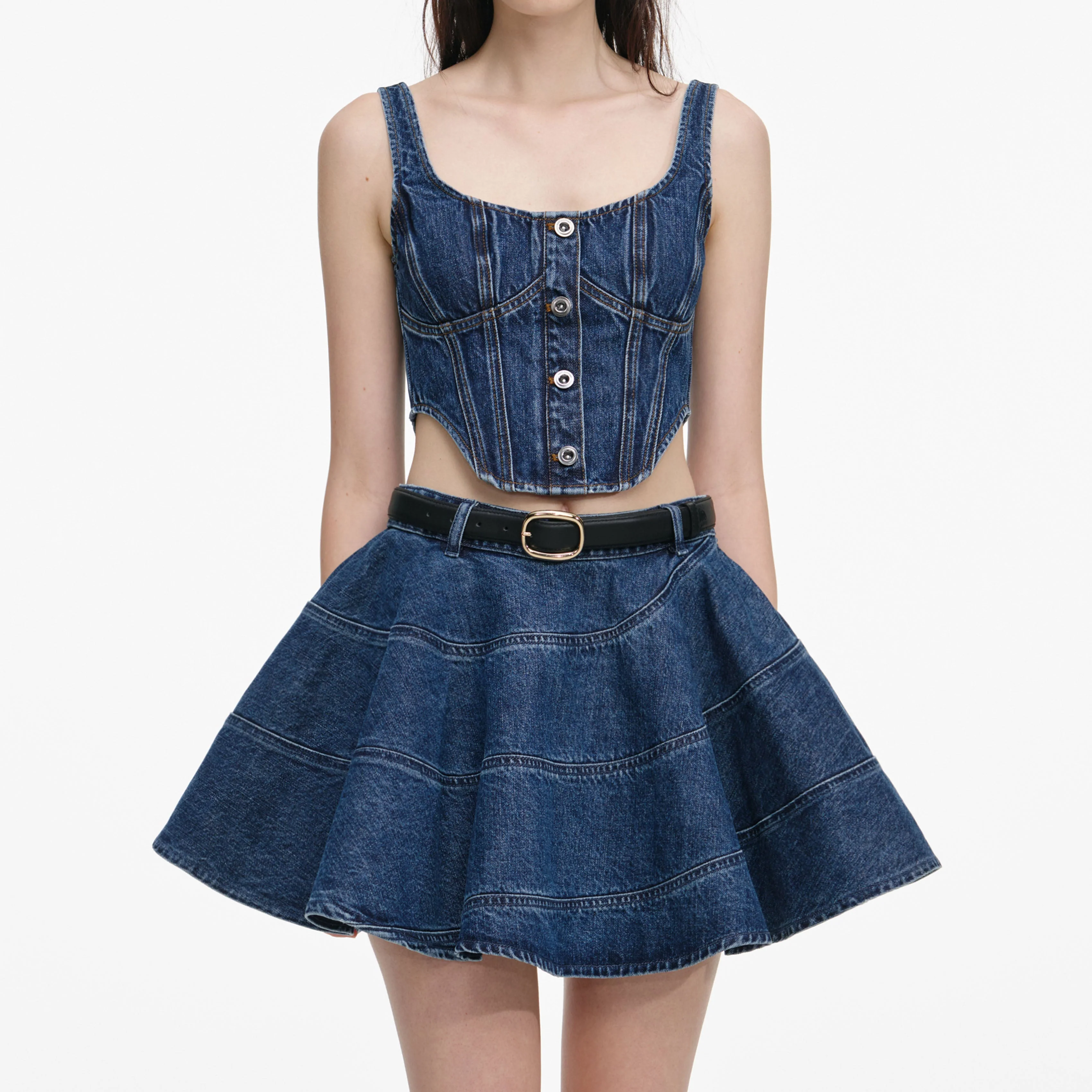 Denim Corset Top - Image 4