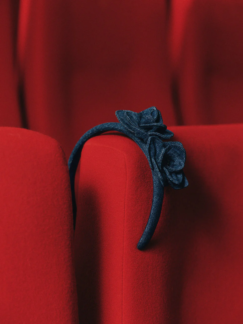 Denim Flower Headband - Image 3