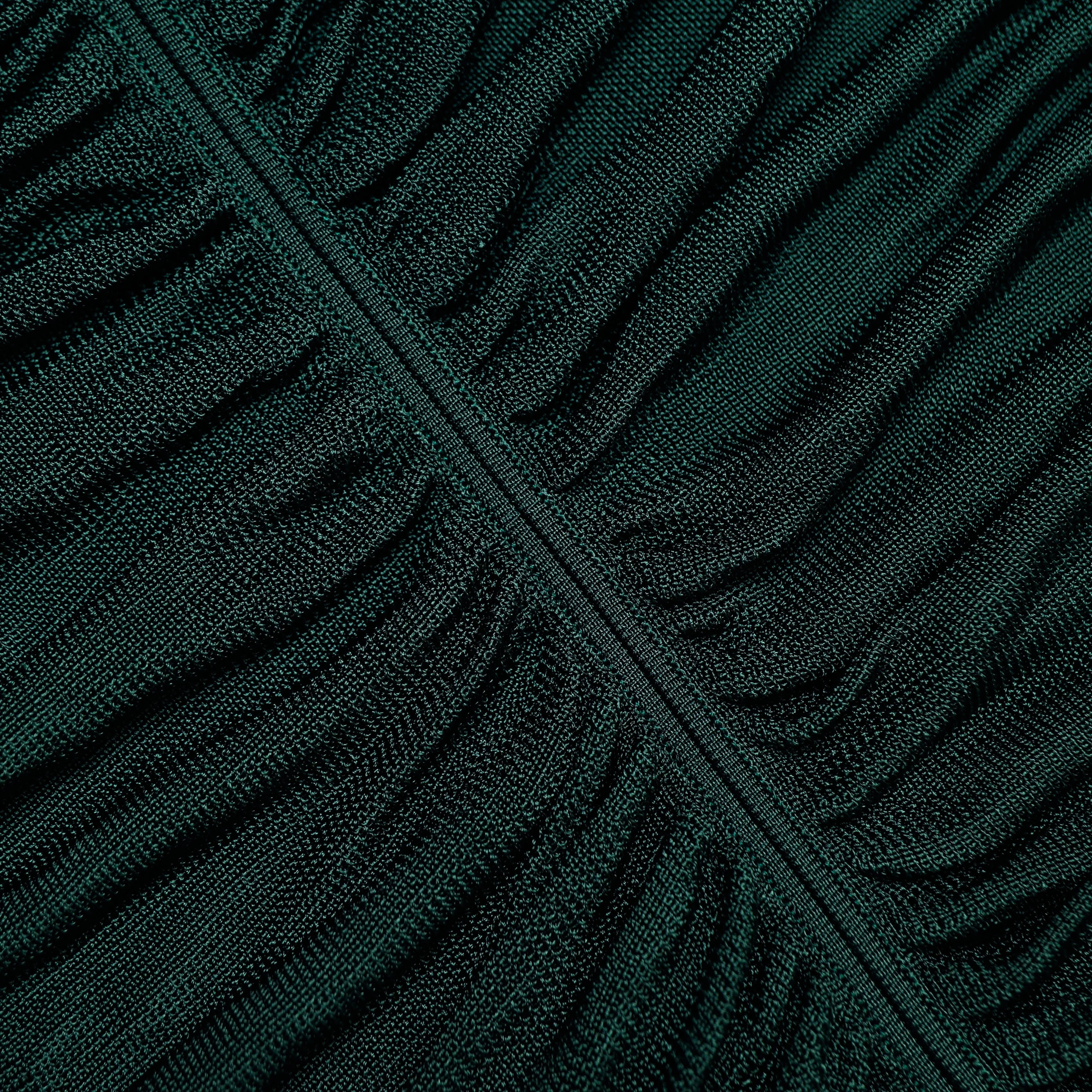 Green Viscose Knit Midi Dress - Image 5