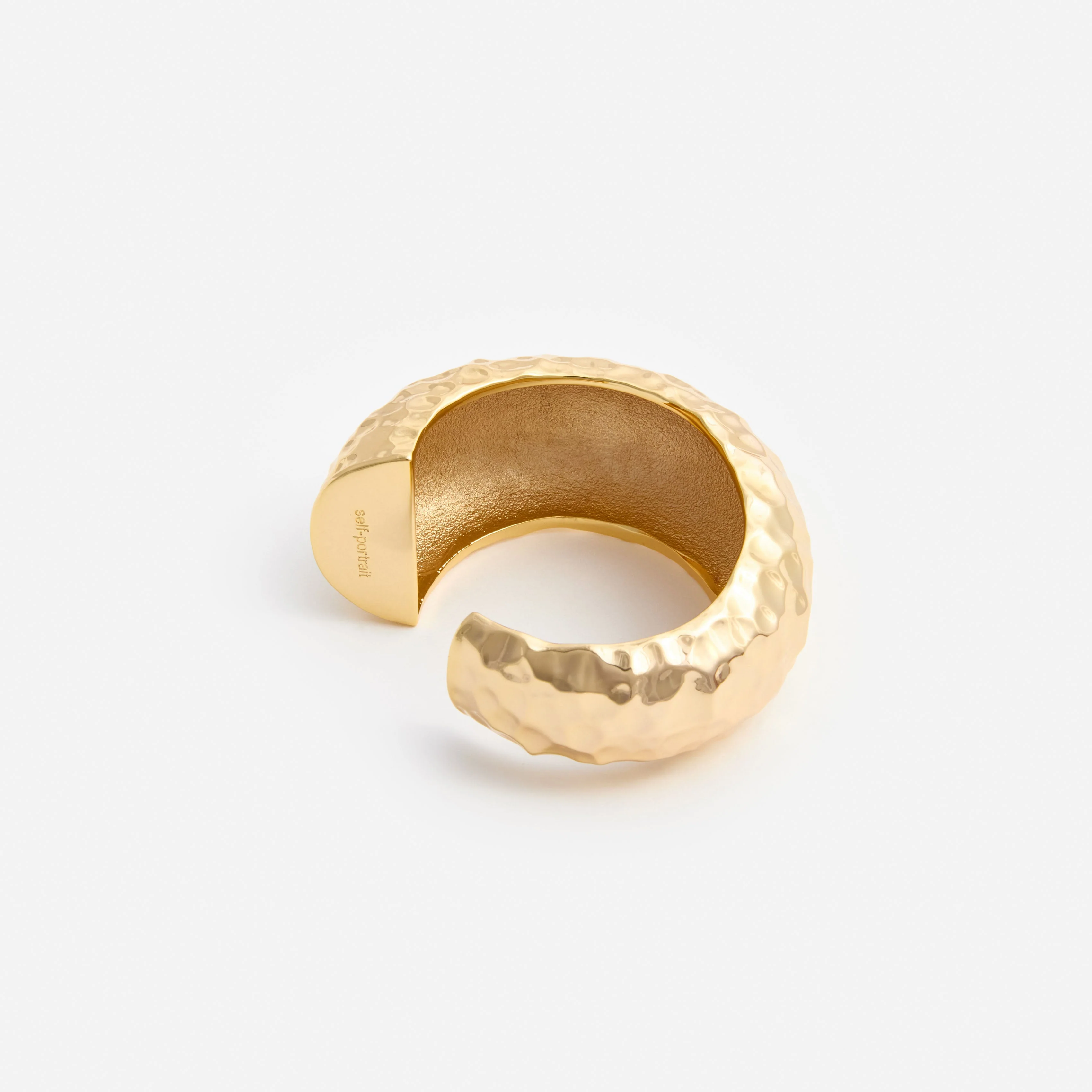 Hammered Gold Cuff - Image 3