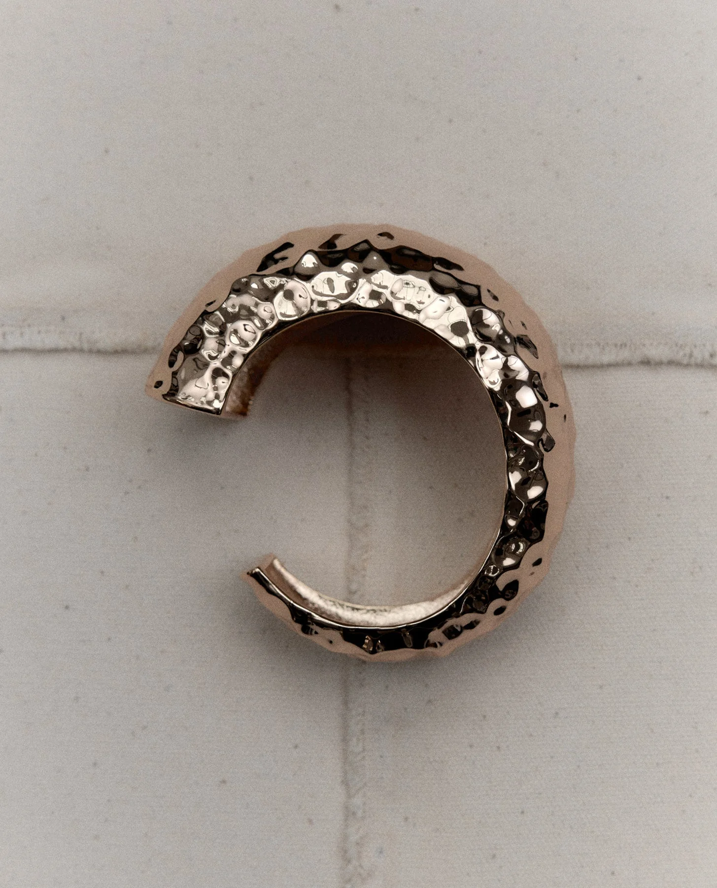 Hammered Gold Cuff - Image 4