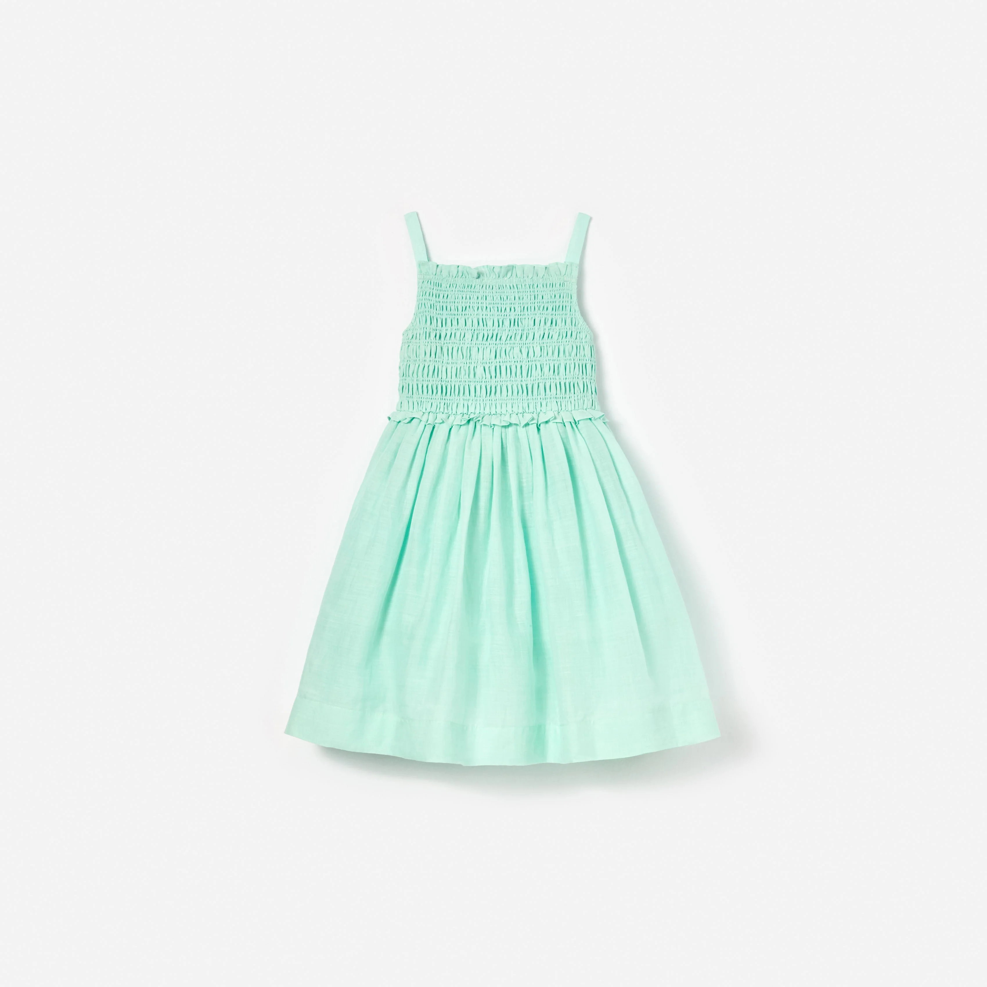 Mint Ramie Dress - Image 2