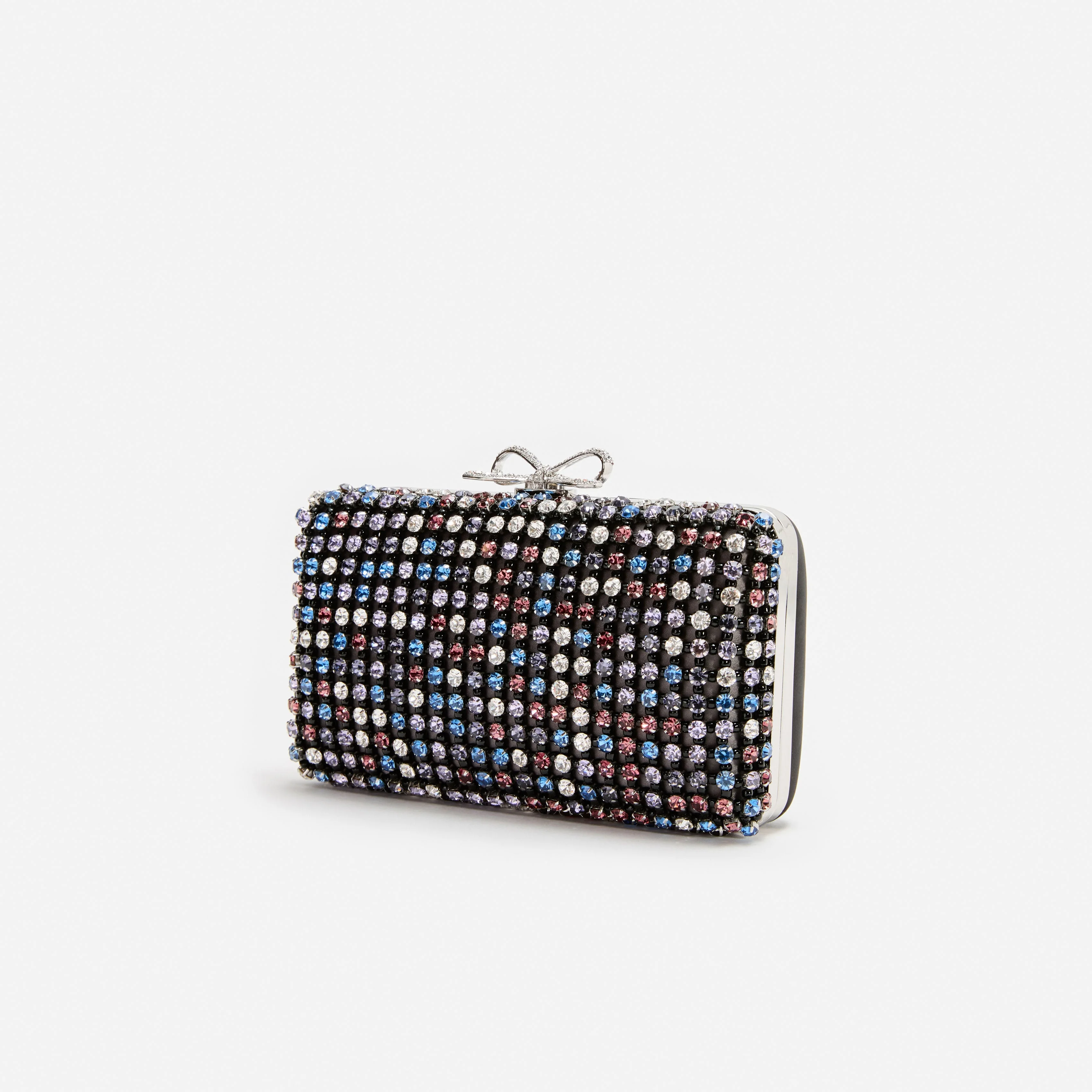 Multi Crystal Chainmail Clutch - Image 2
