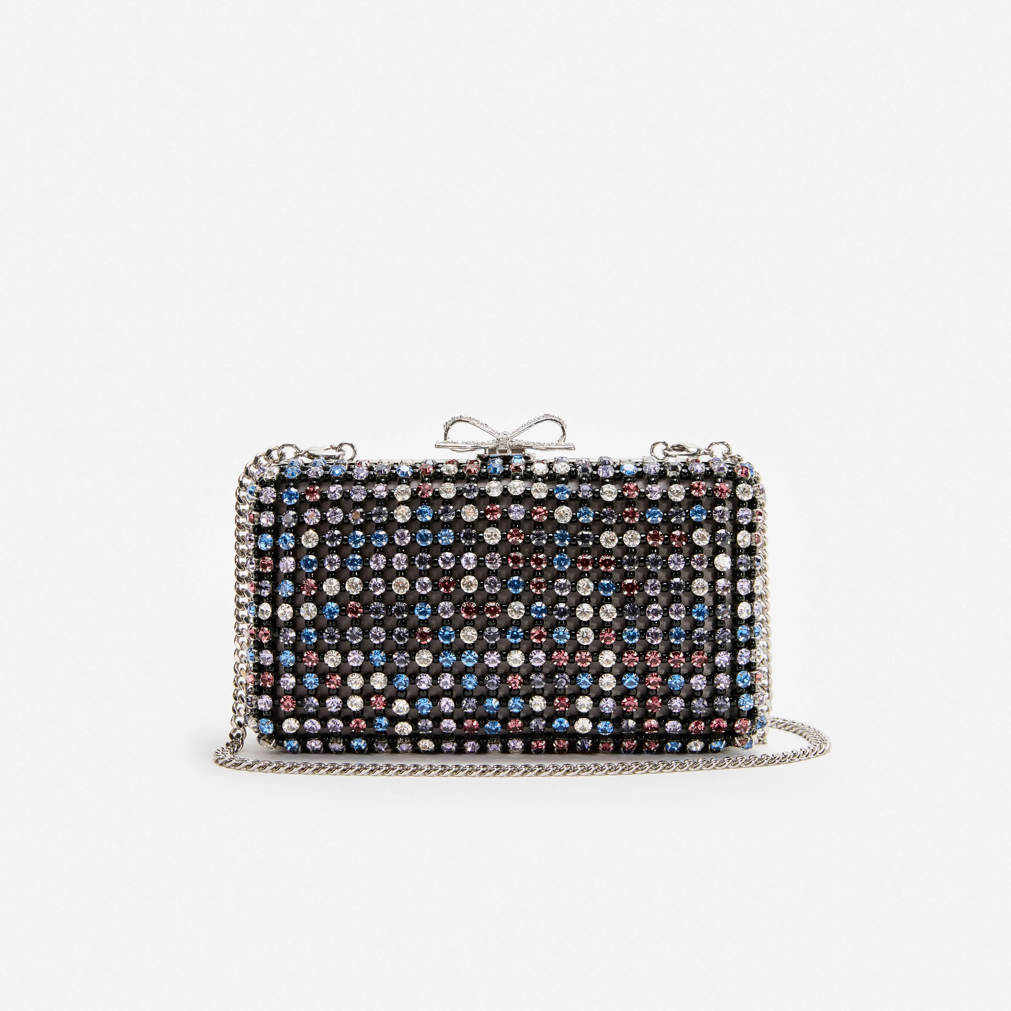 Multi Crystal Chainmail Clutch - Image 4