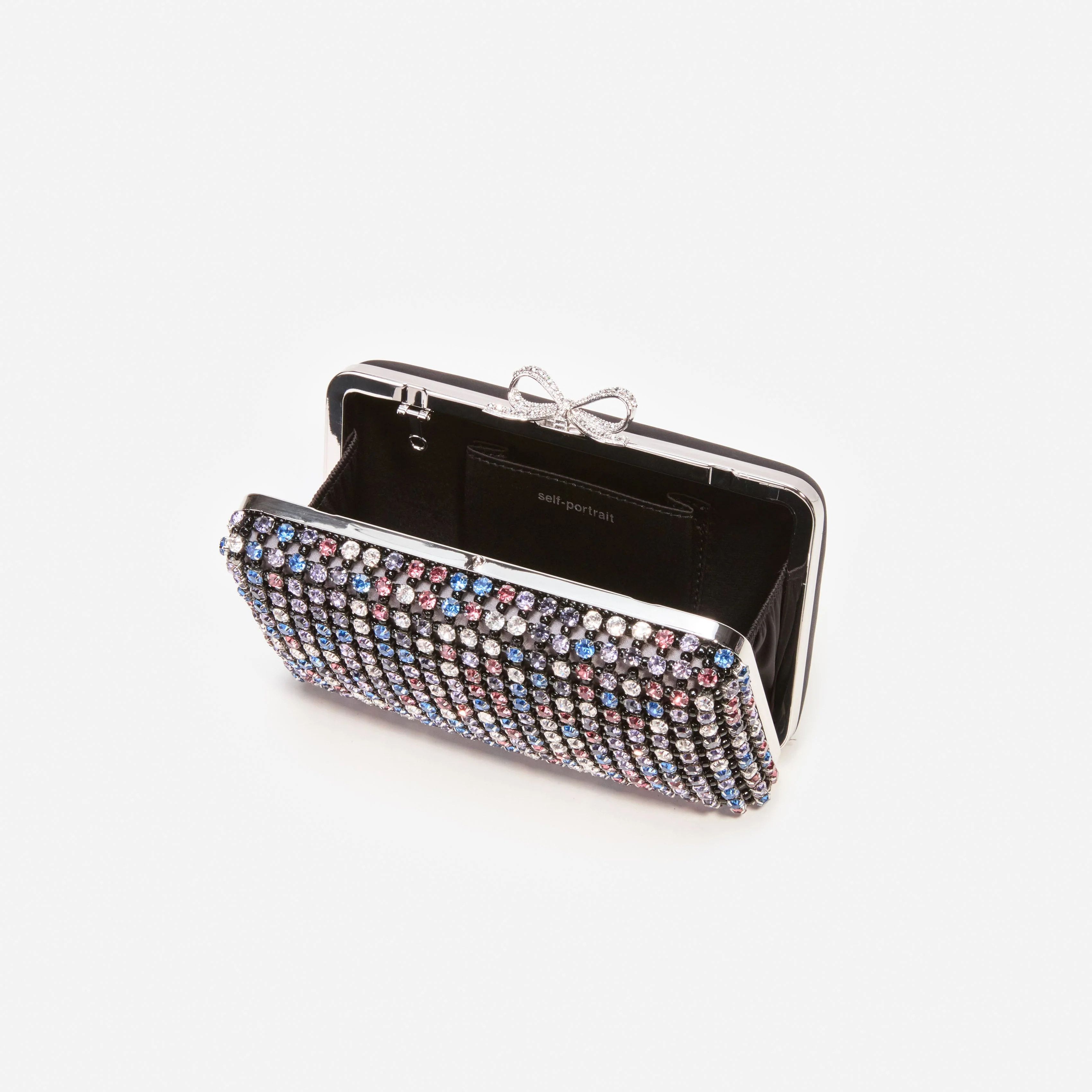 Multi Crystal Chainmail Clutch - Image 5
