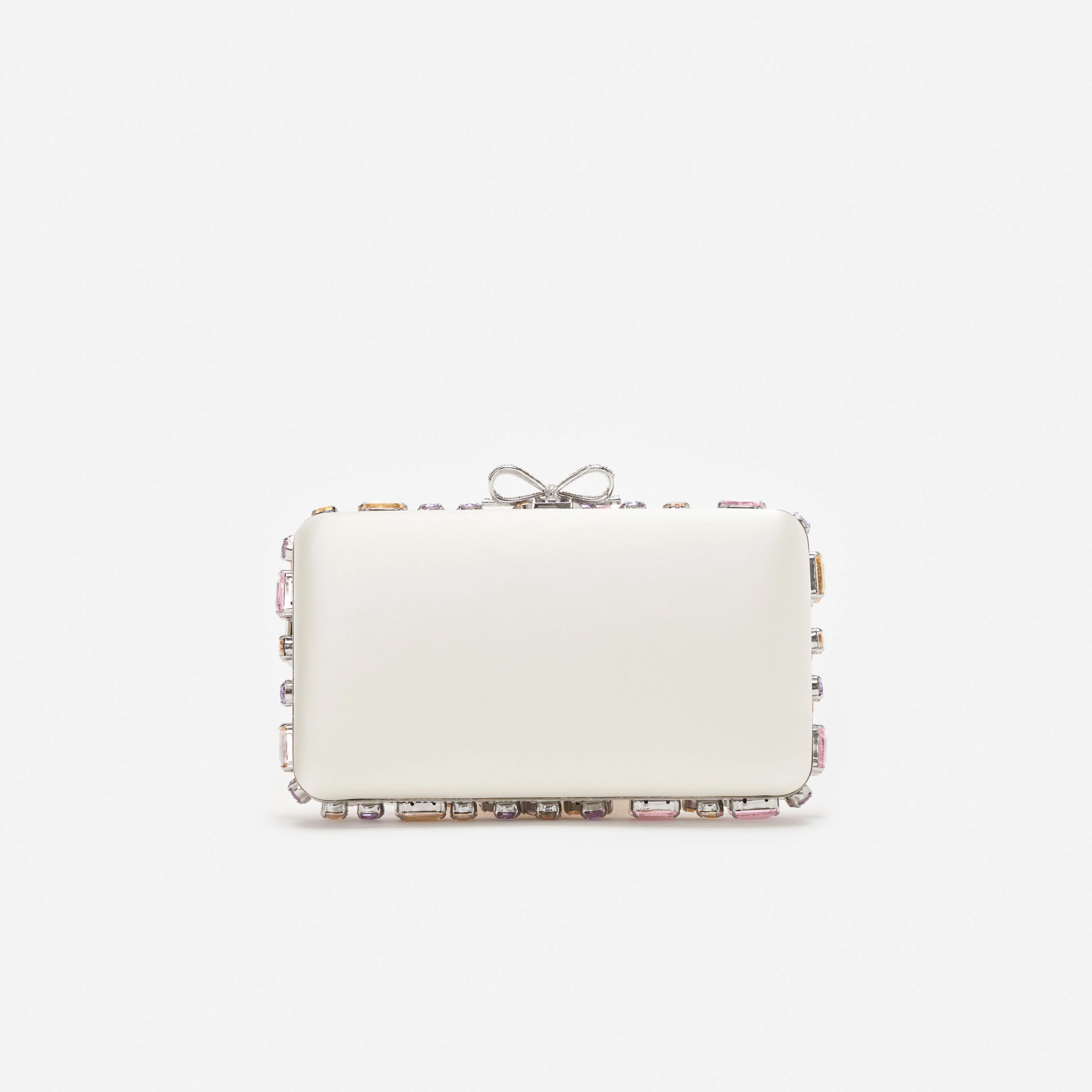 Multi Crystal Embellished Clutch Bag - Image 3