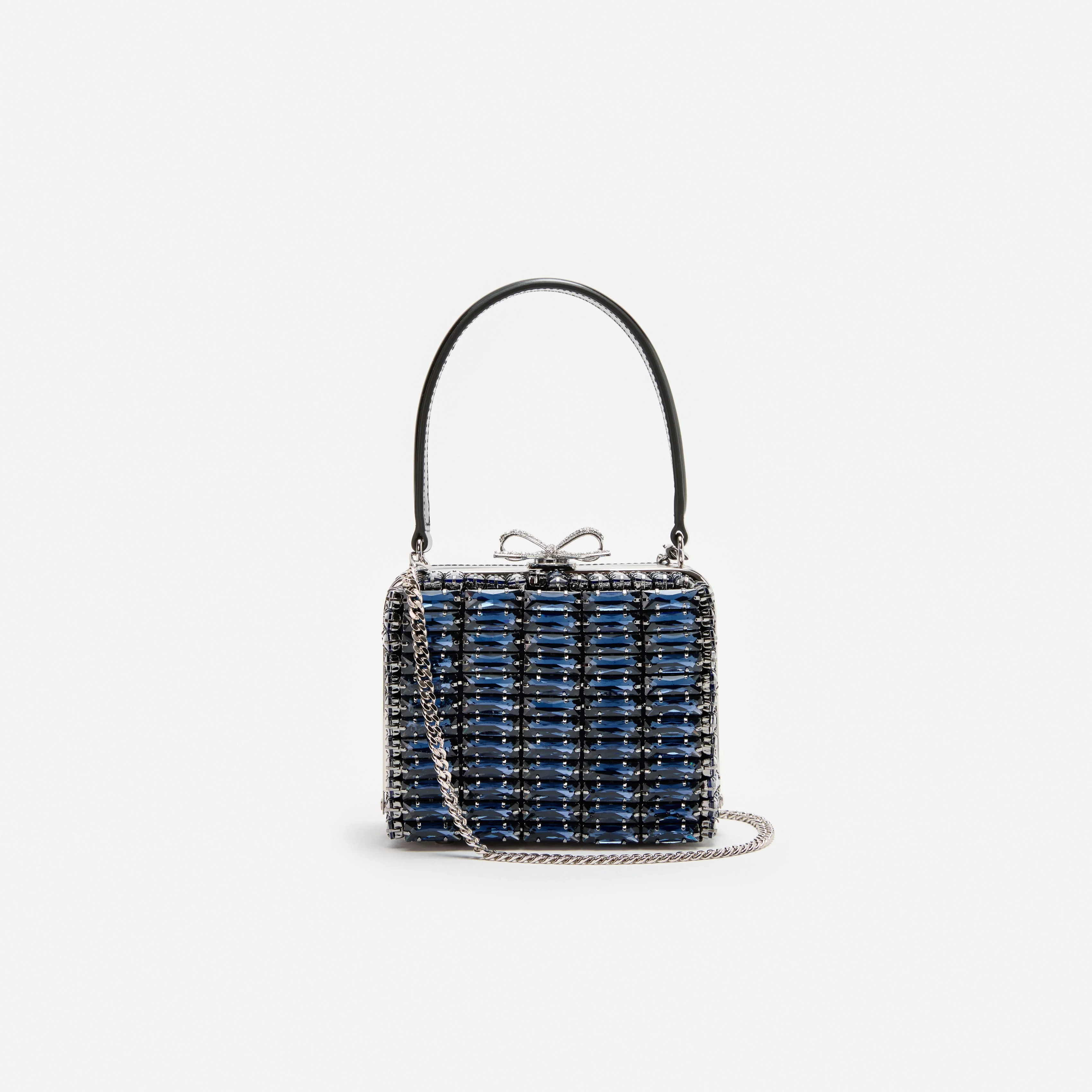 Navy Crystal Micro Bag - Image 4
