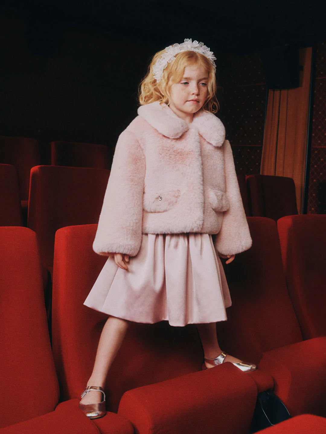 Pink Faux Fur Jacket - Image 3
