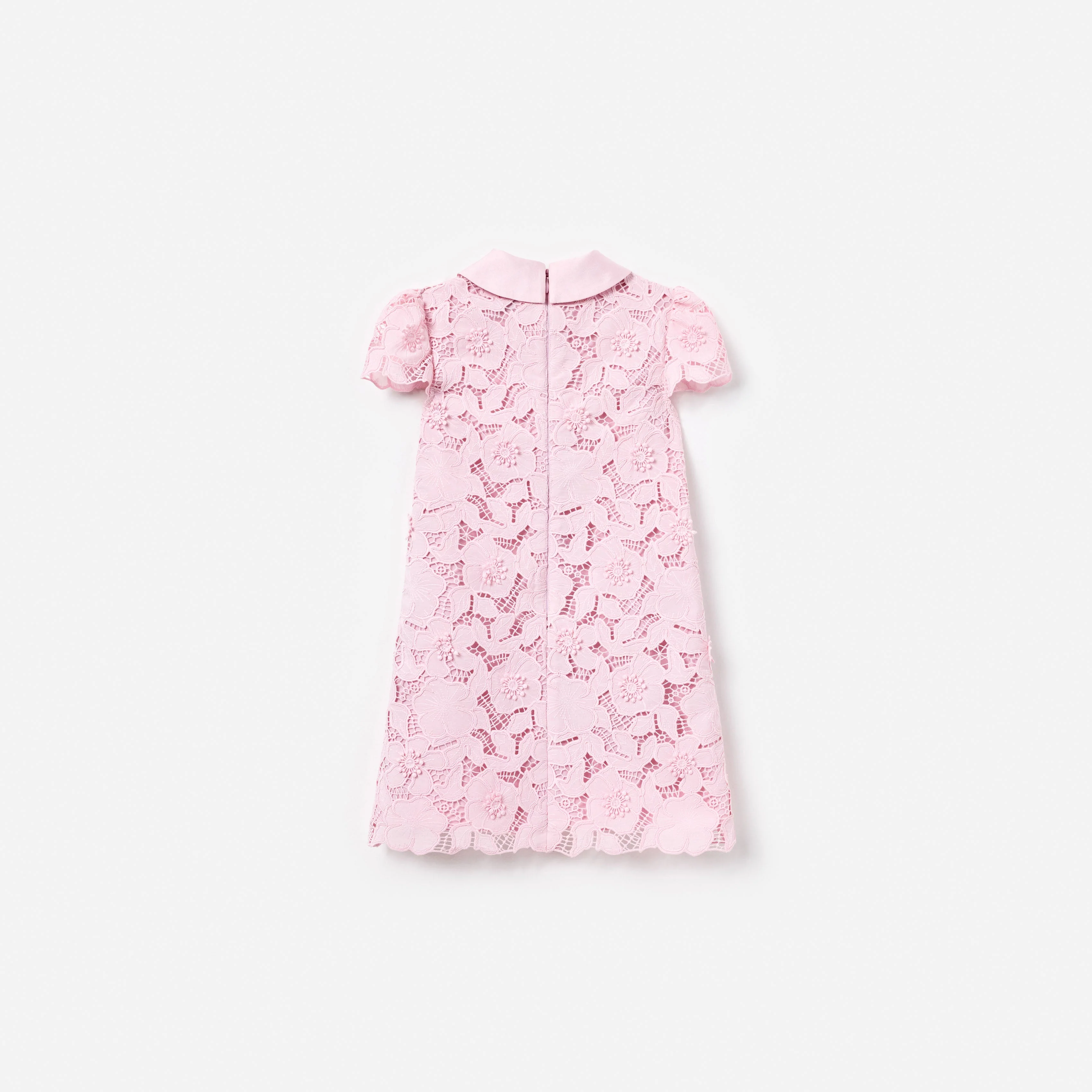 Pink Flower Lace Dress - Image 2