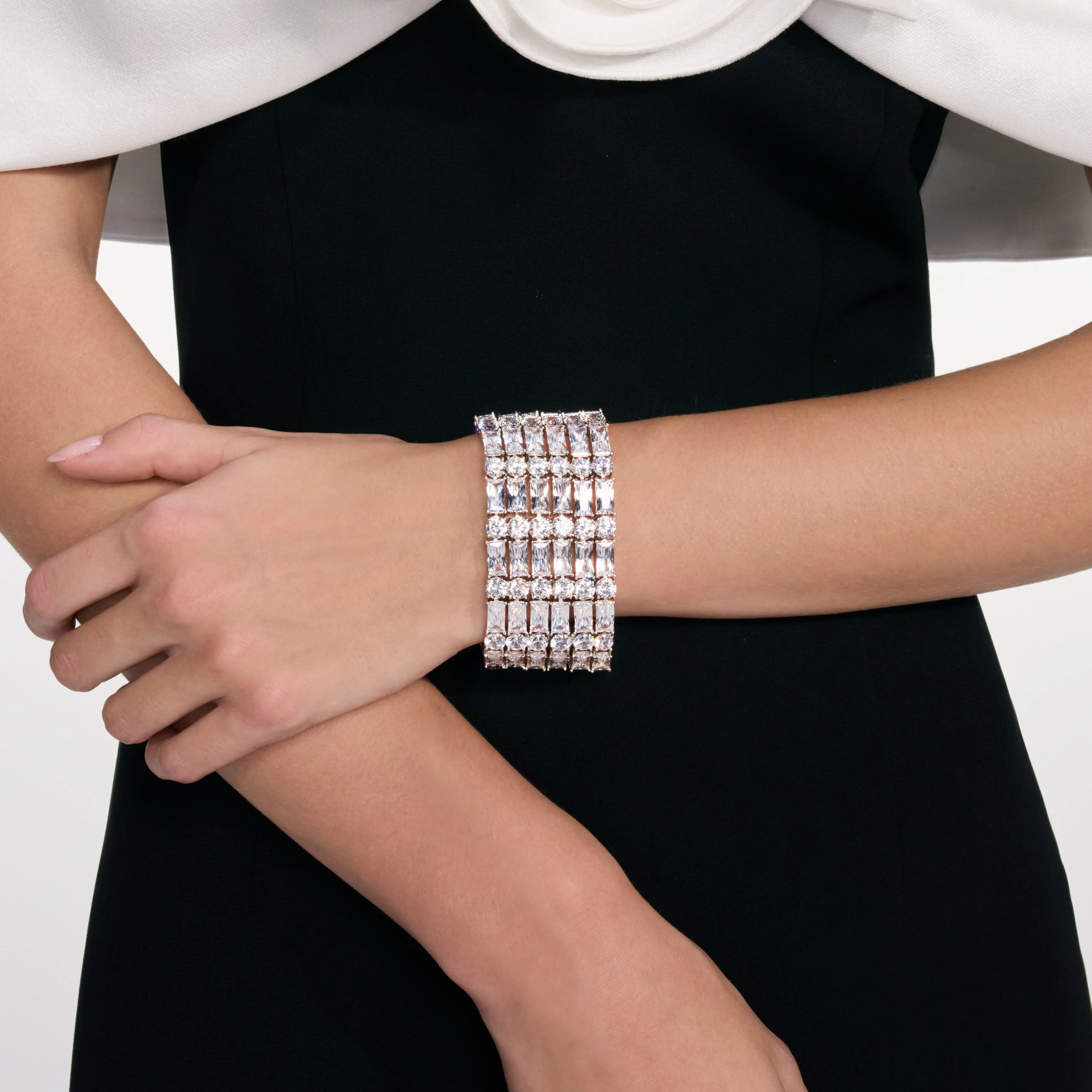 Silver Crystal Bracelet - Image 2