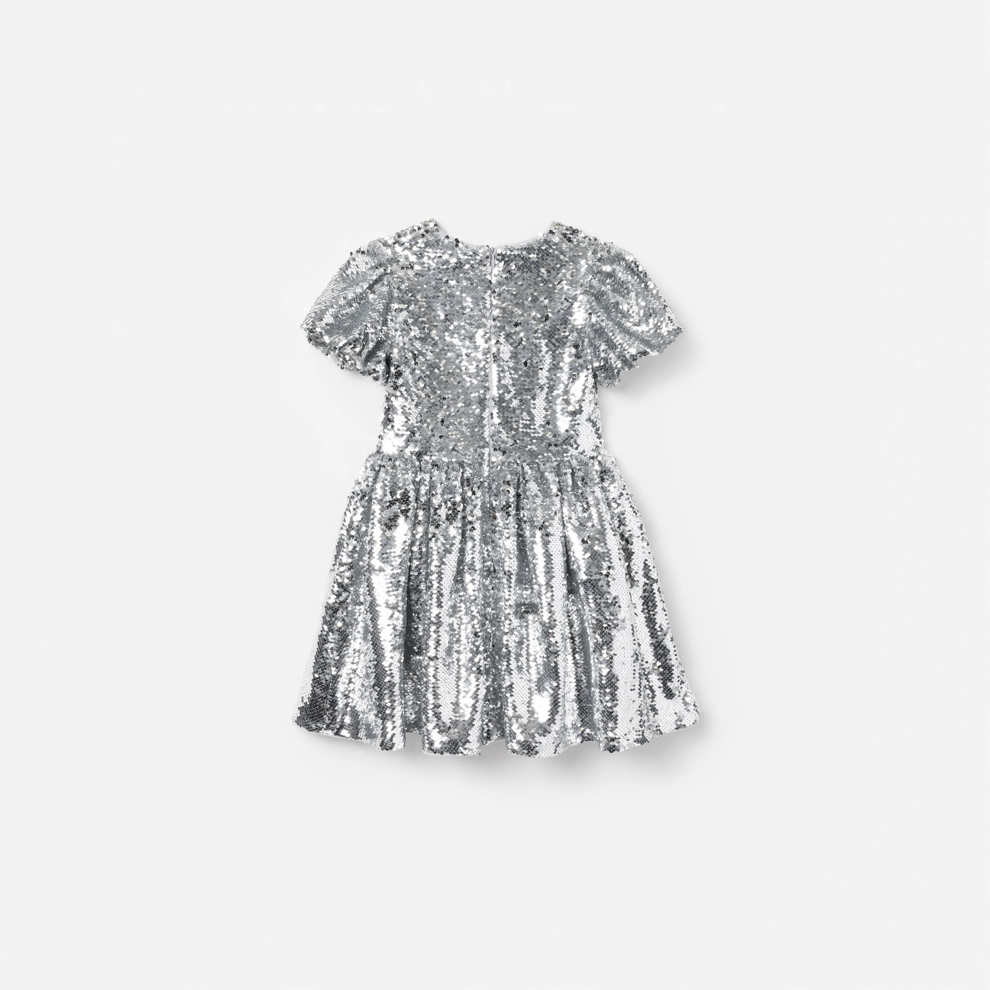 Silver Sequin Dress - Image 2