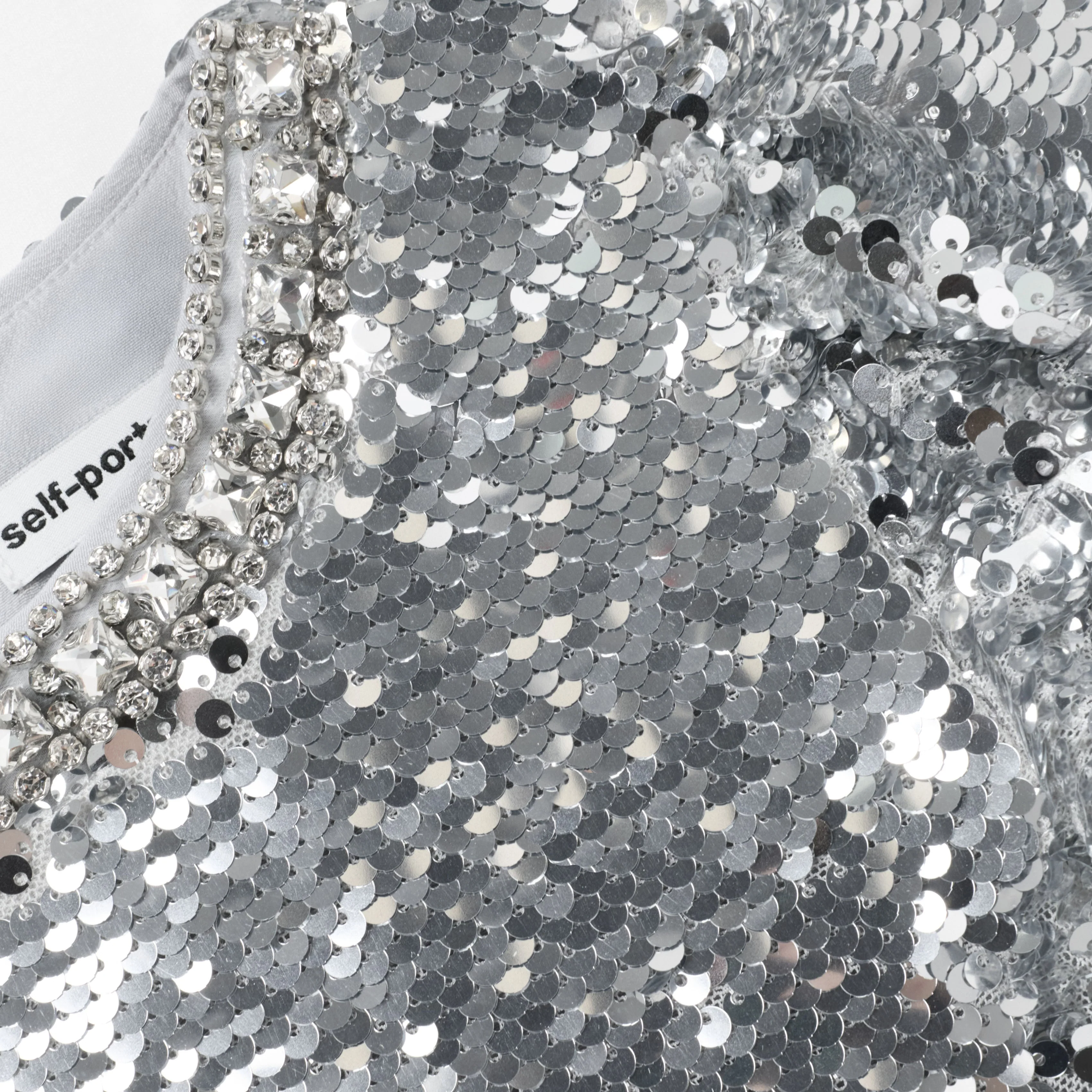 Silver Sequin Dress - Image 3
