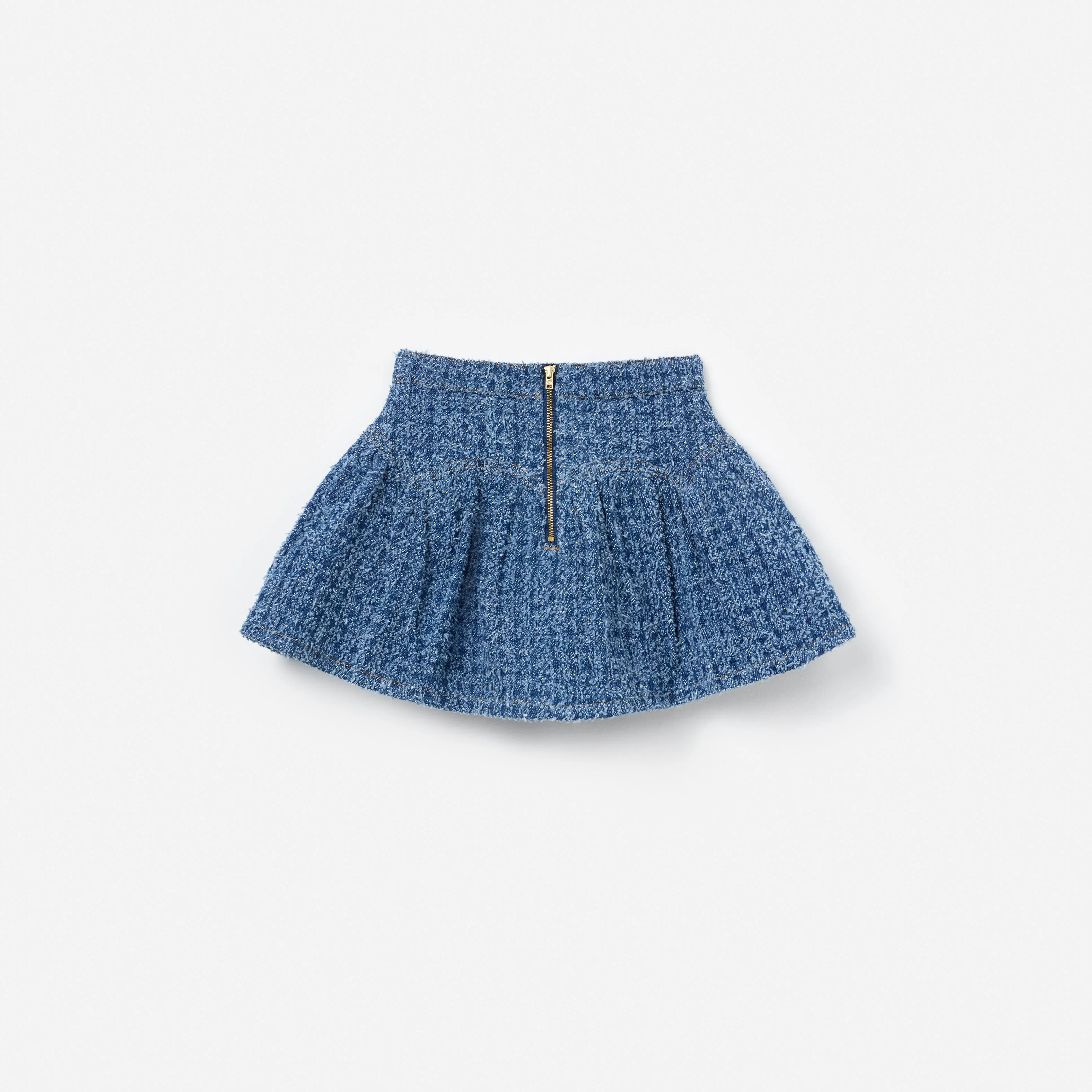 Textured Denim Skirt - Image 2