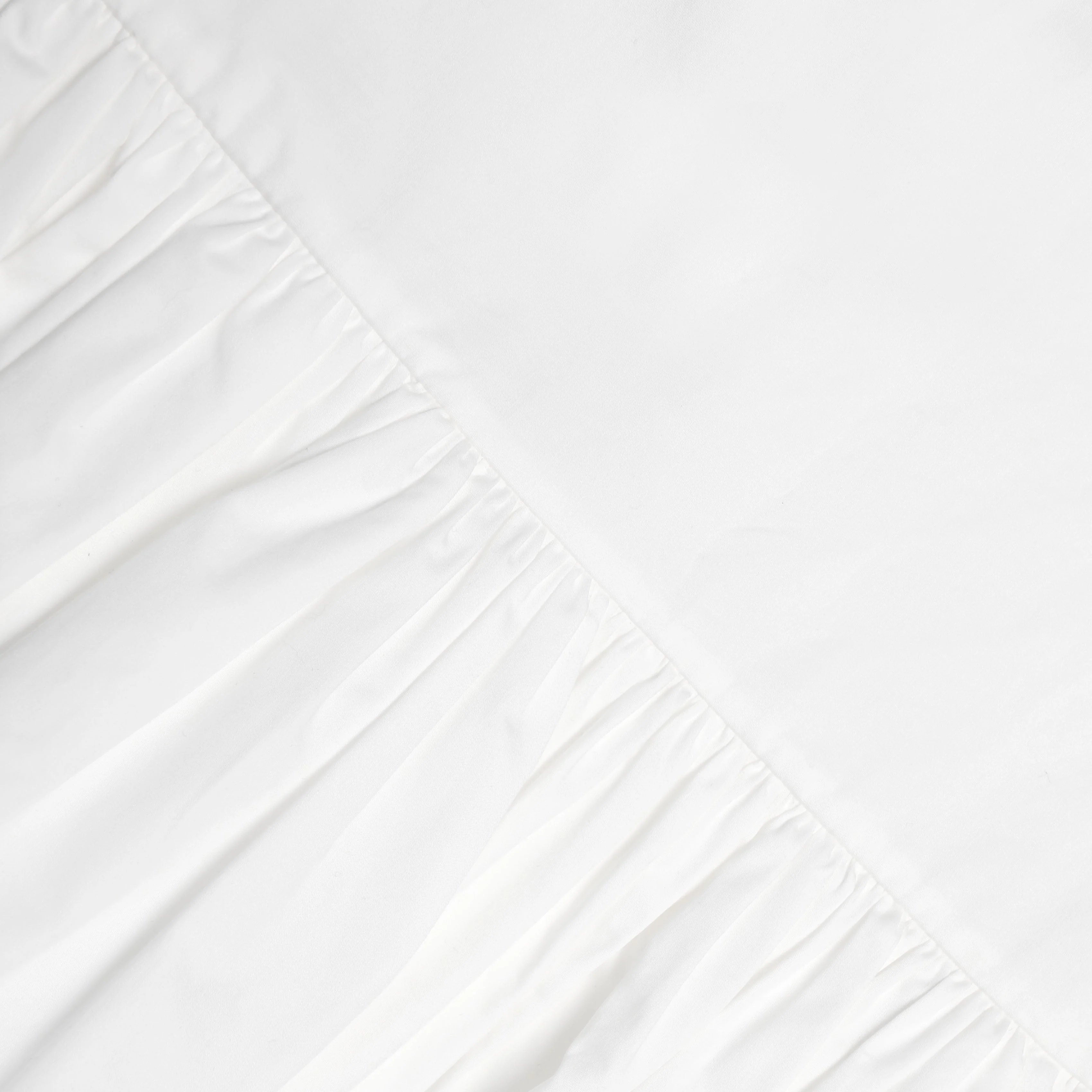 White Cotton Asymmetric Mini Dress - Image 5