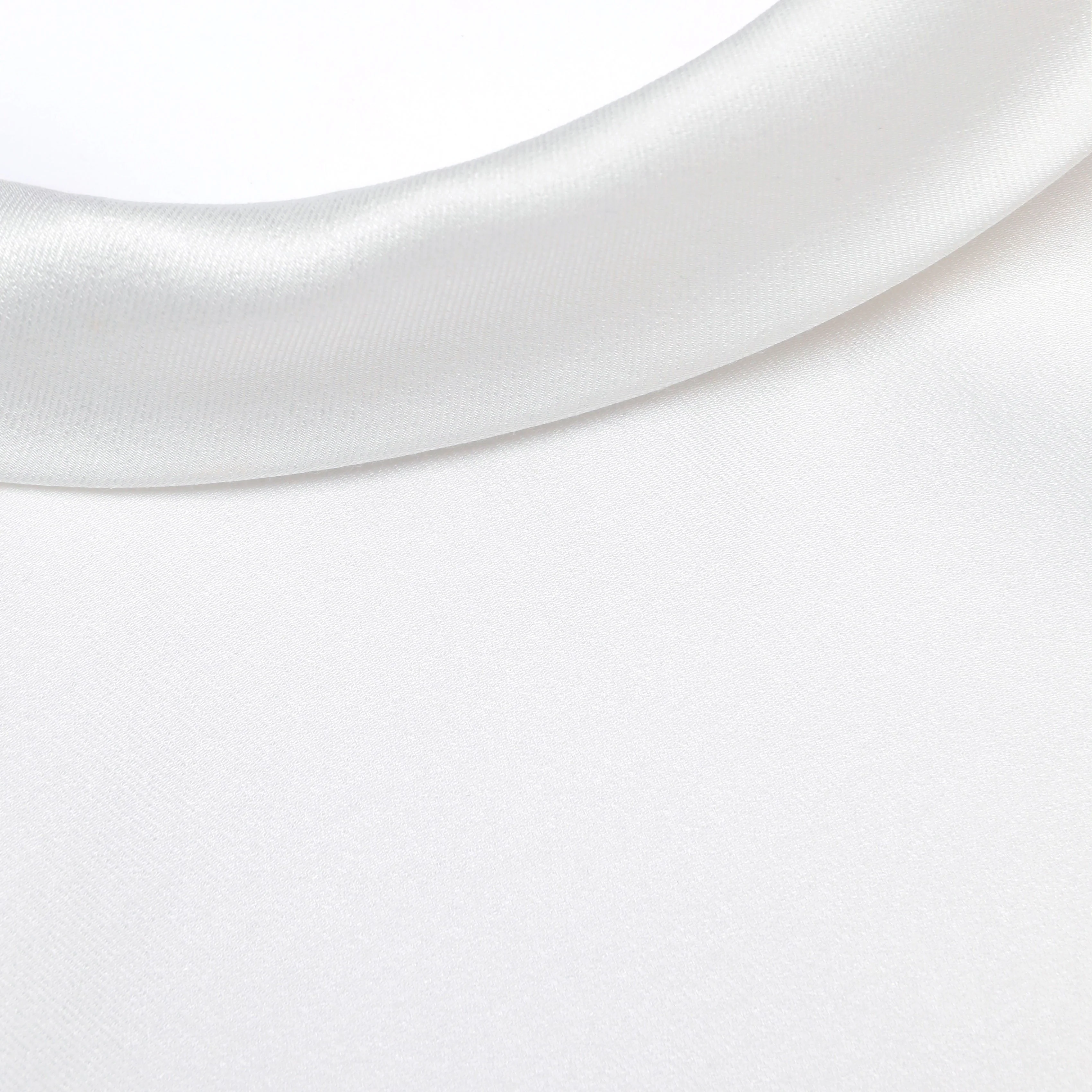 White Satin Ramie Midi Dress - Image 5