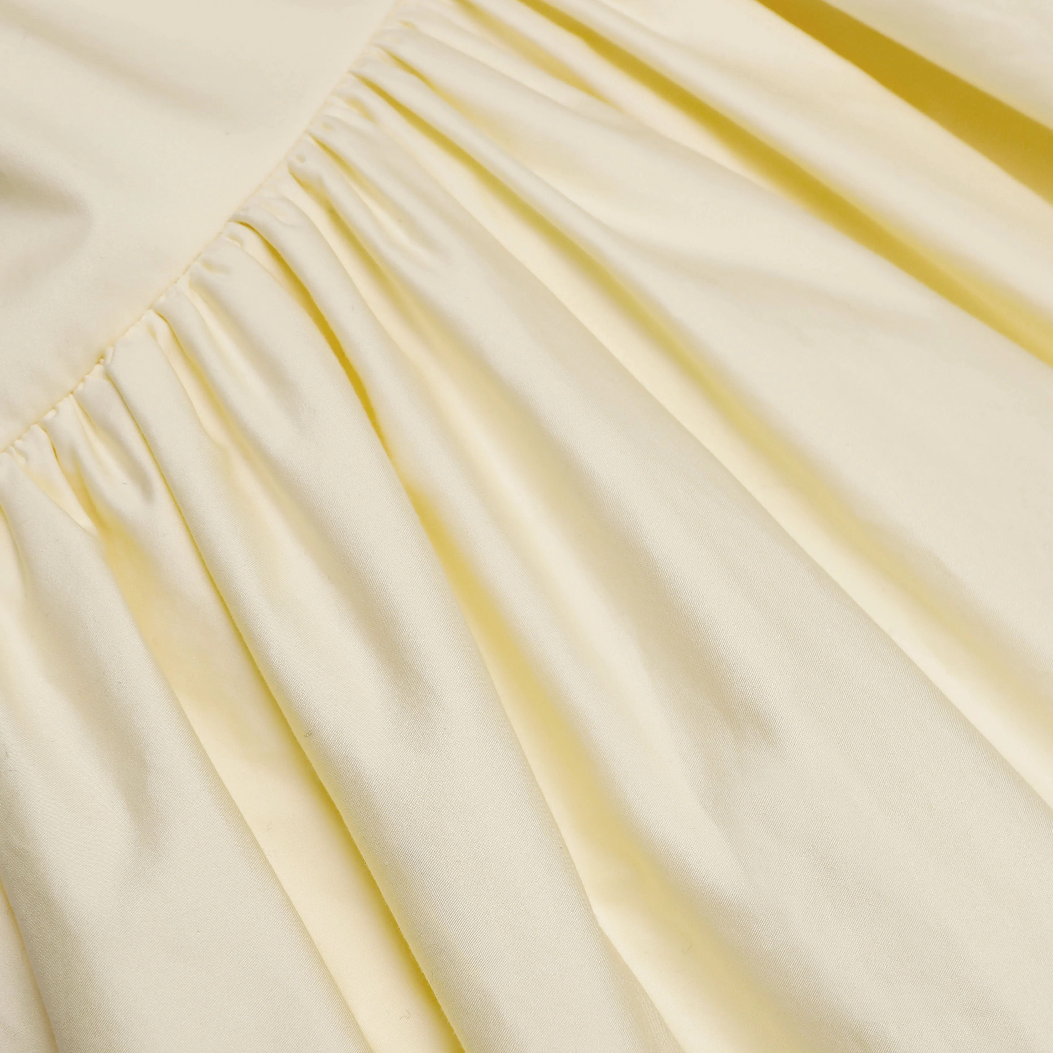 Yellow Cotton Midi Dress - Image 5