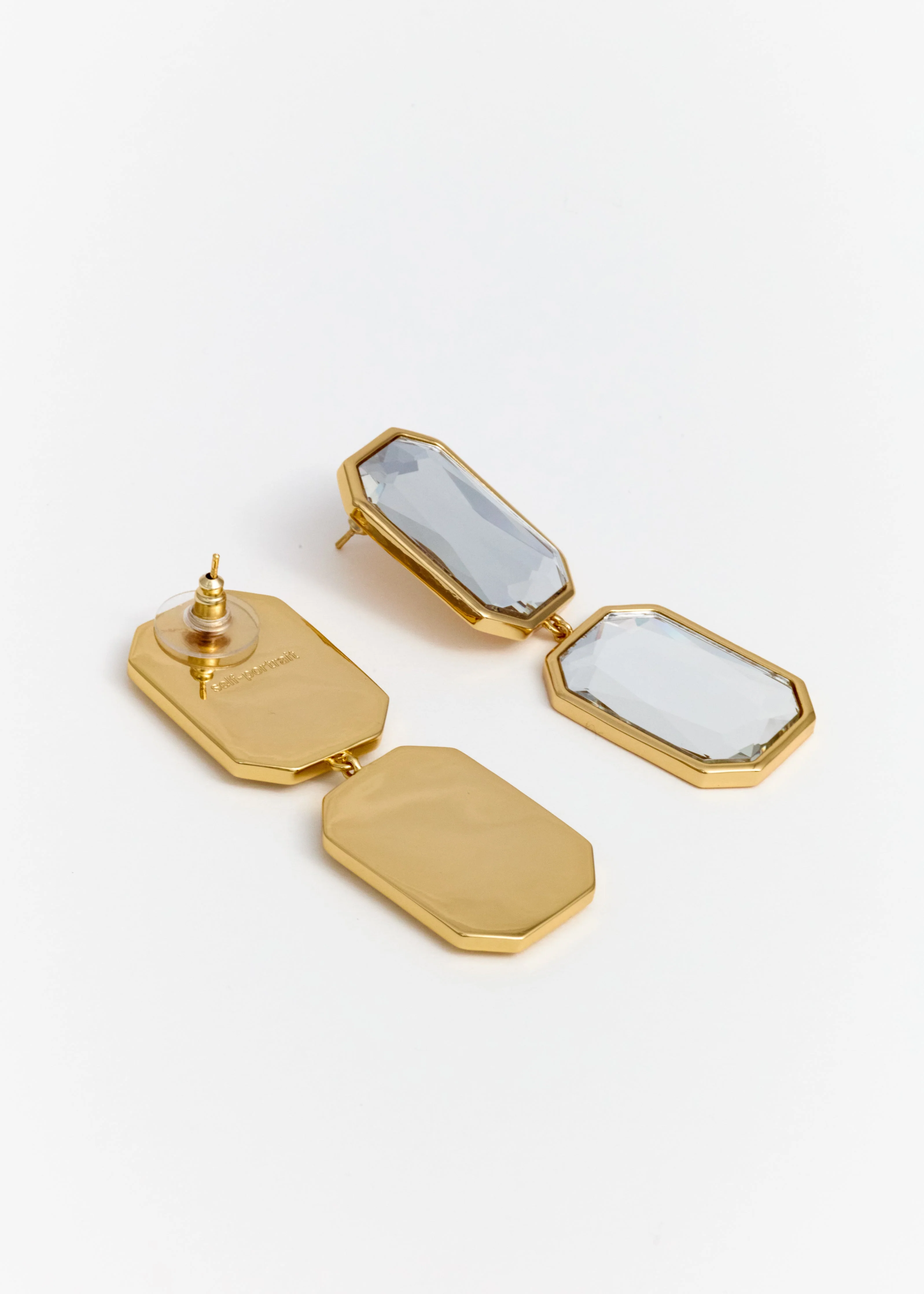 Crystal Tiered Earrings - Image 3