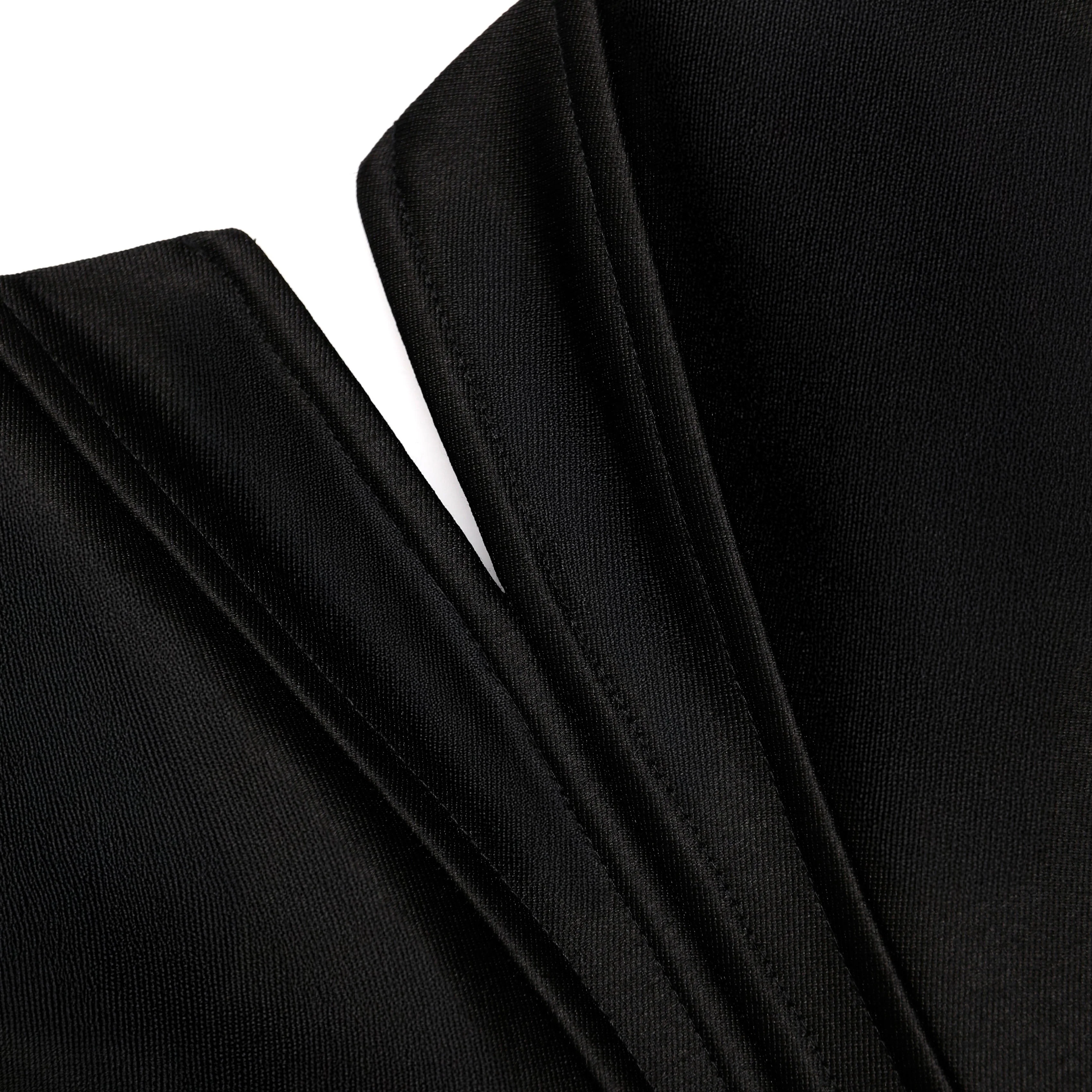 Black Taffeta Corset Top - Image 5