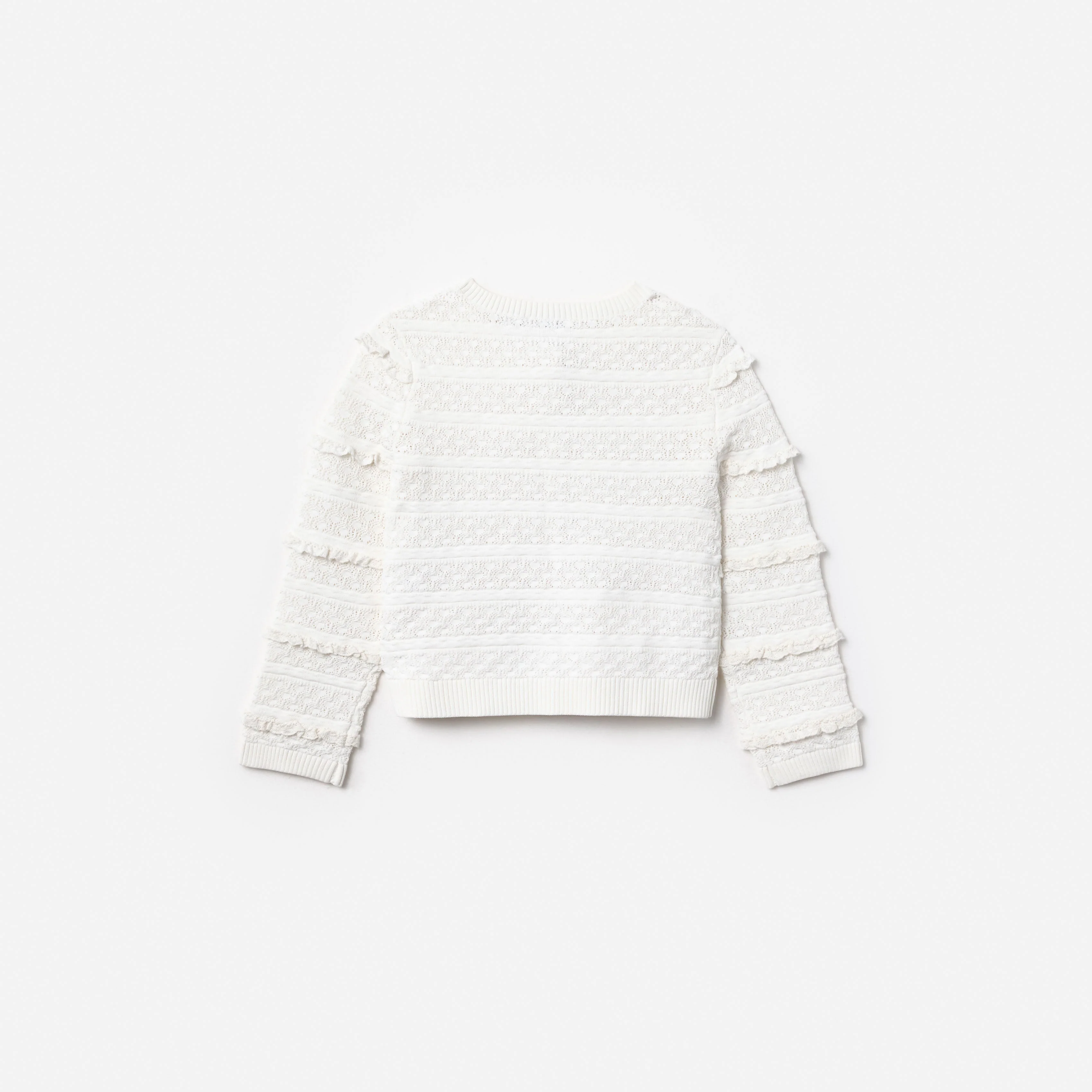 Cream Cherry Motif Cardigan - Image 2