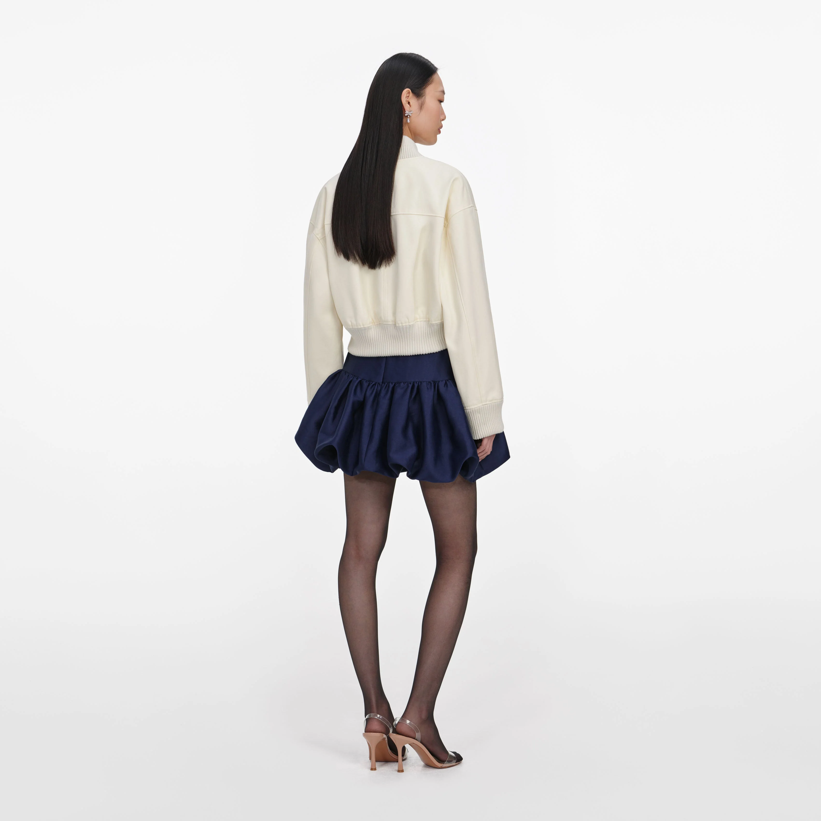 Cream Cotton Canvas Jacket - Image 2