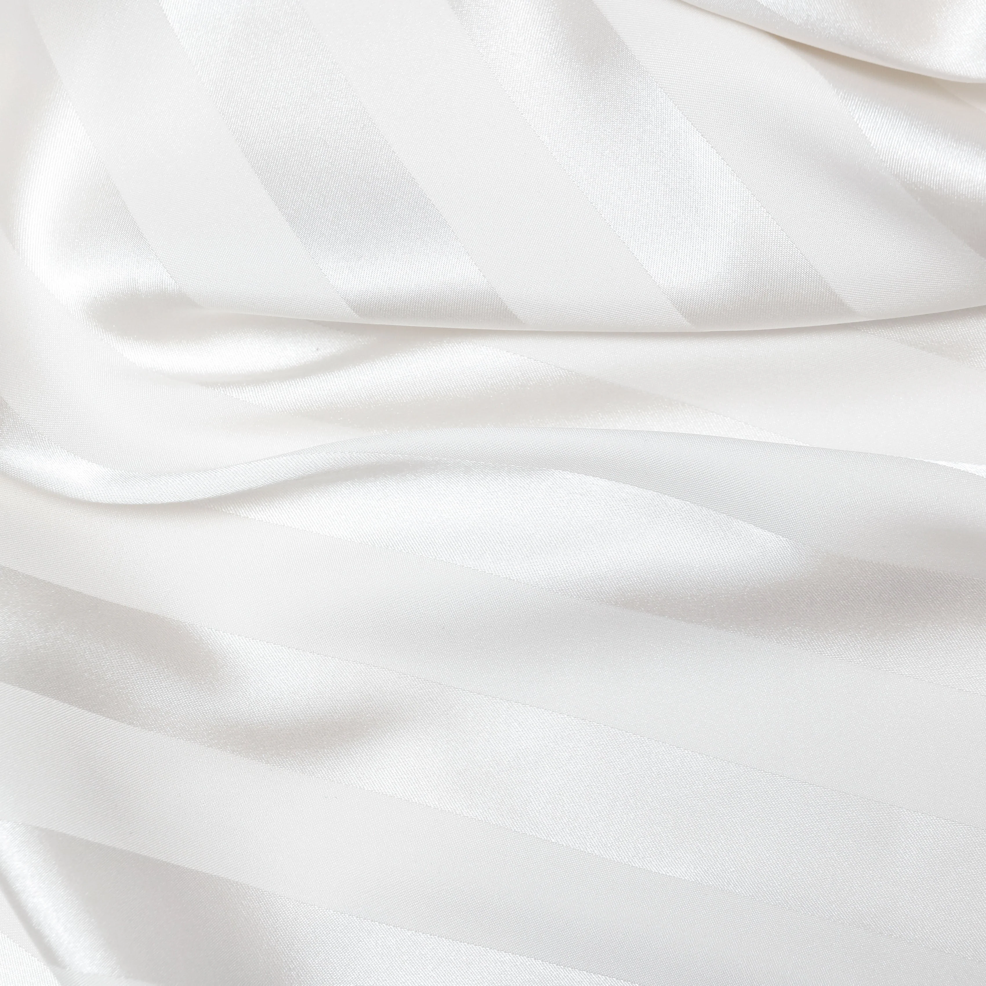 Cream Satin Striped Maxi Dress - Image 5
