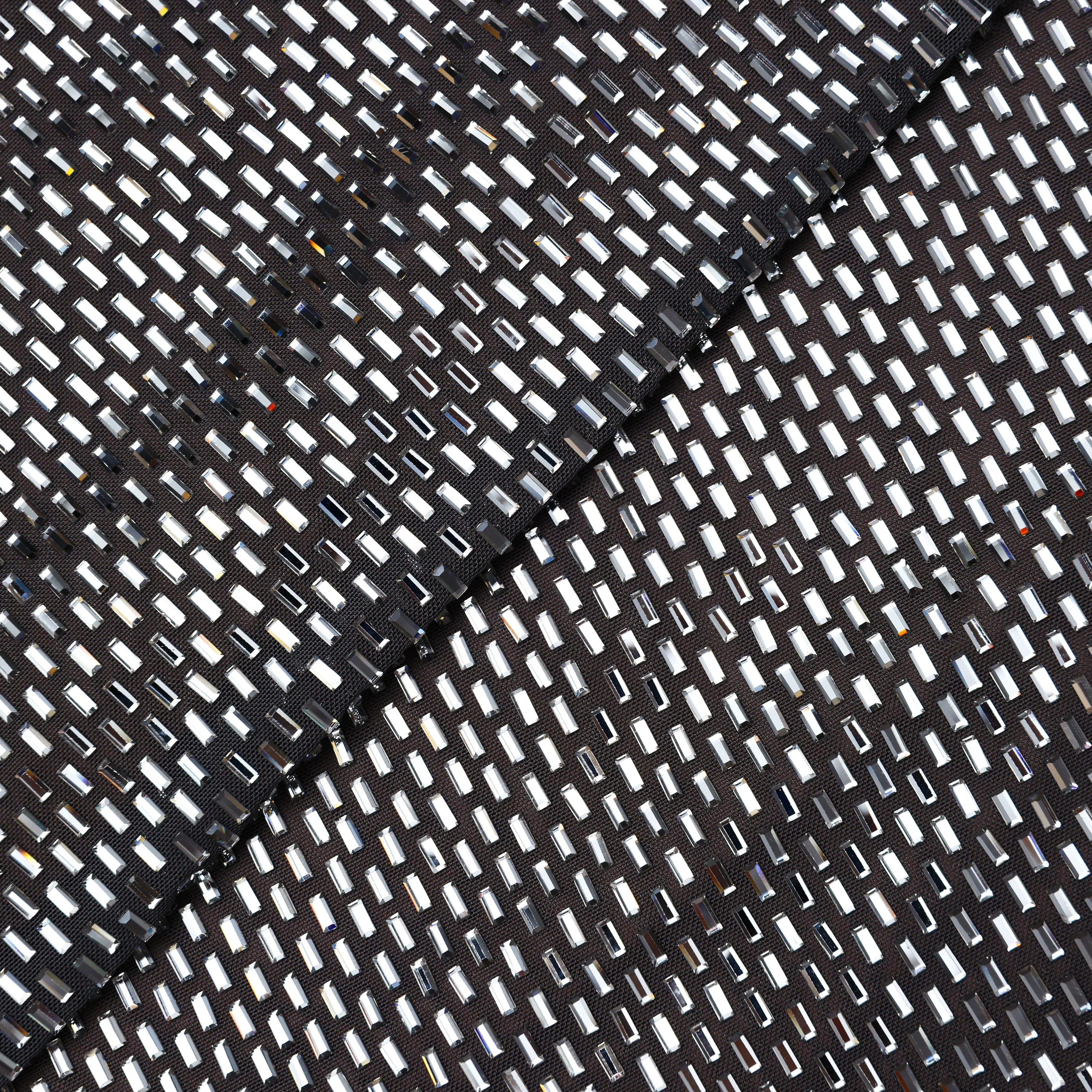 Gunmetal Rhinestone Midi Skirt - Image 6