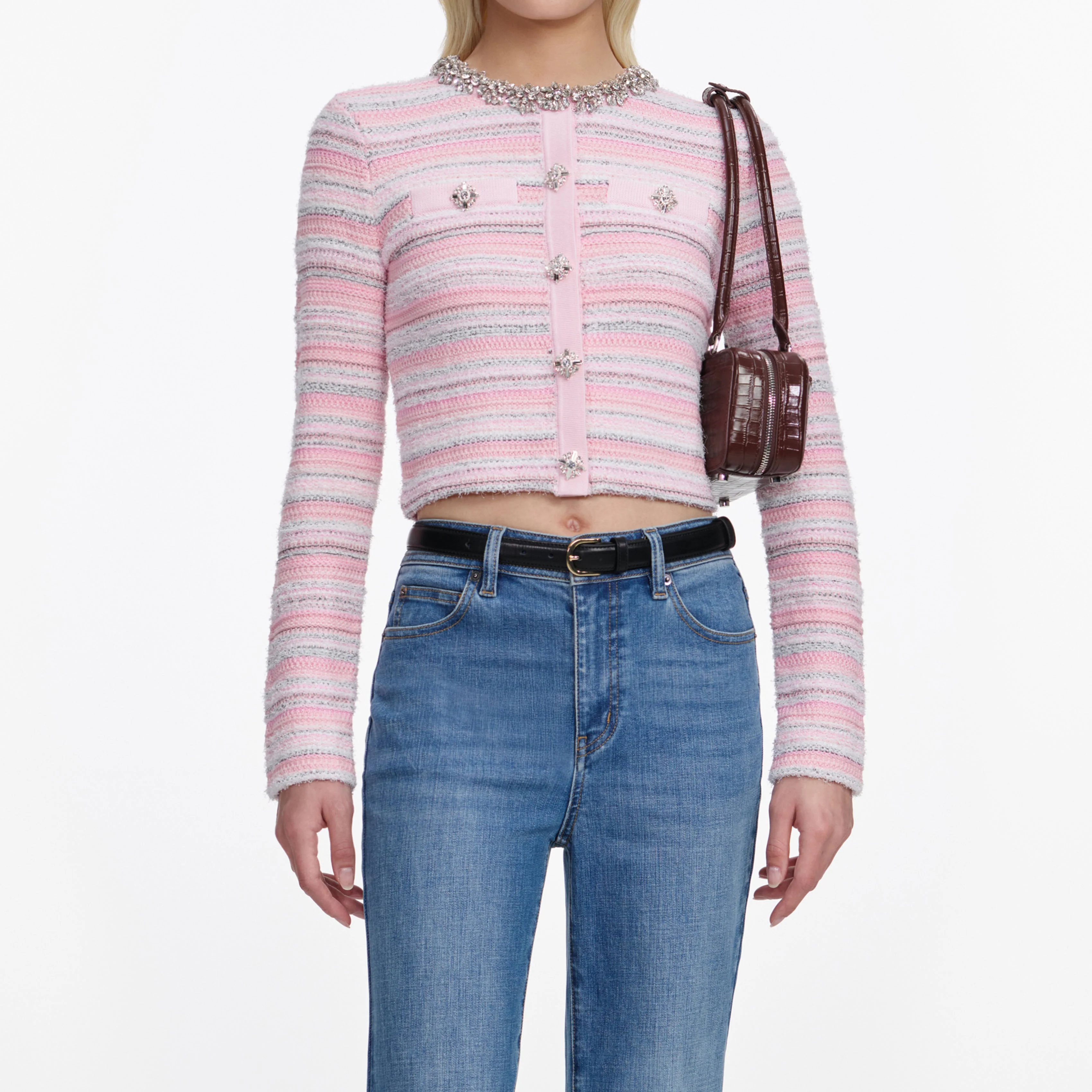Mid Blue Flared Jeans - Image 4