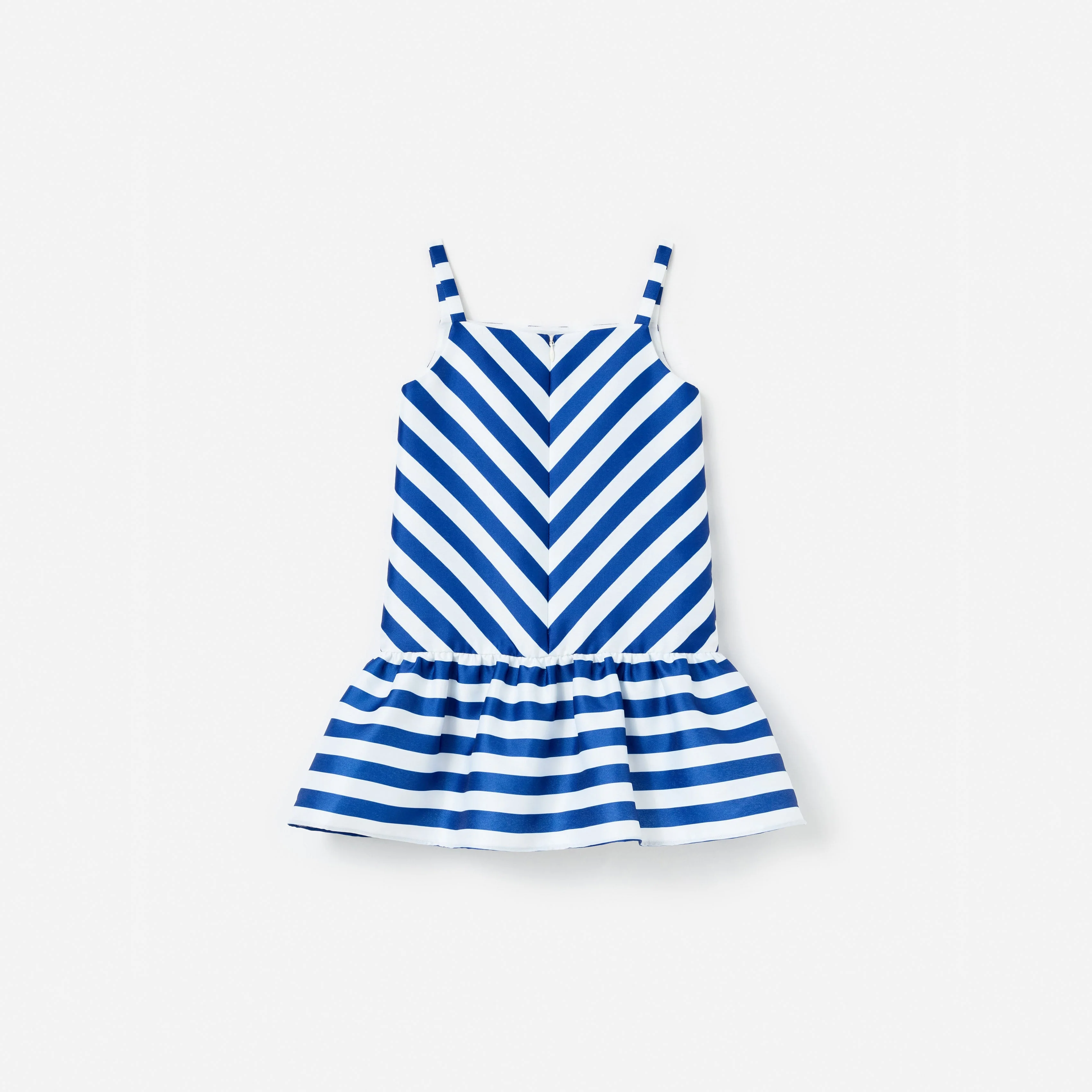 Navy Stripe Cherry Motif Dress - Image 2