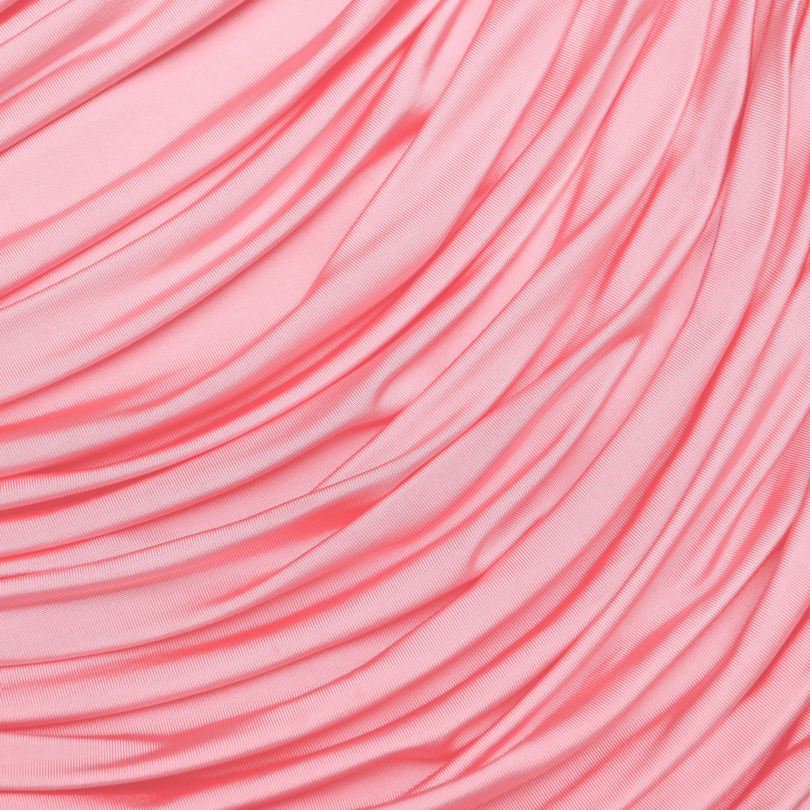 Pink Jersey Gathered Maxi Skirt - Image 5