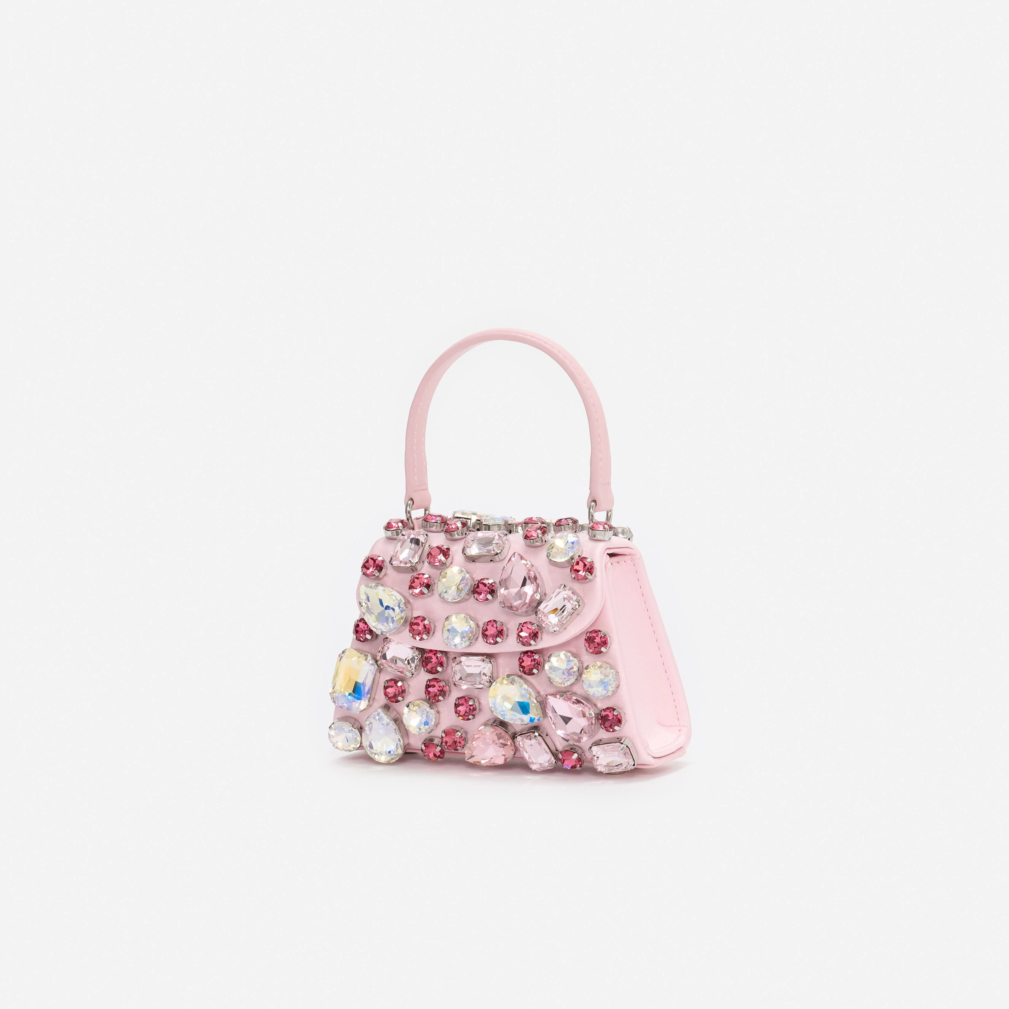 Pink Multi Crystal Mini Bag - Image 2