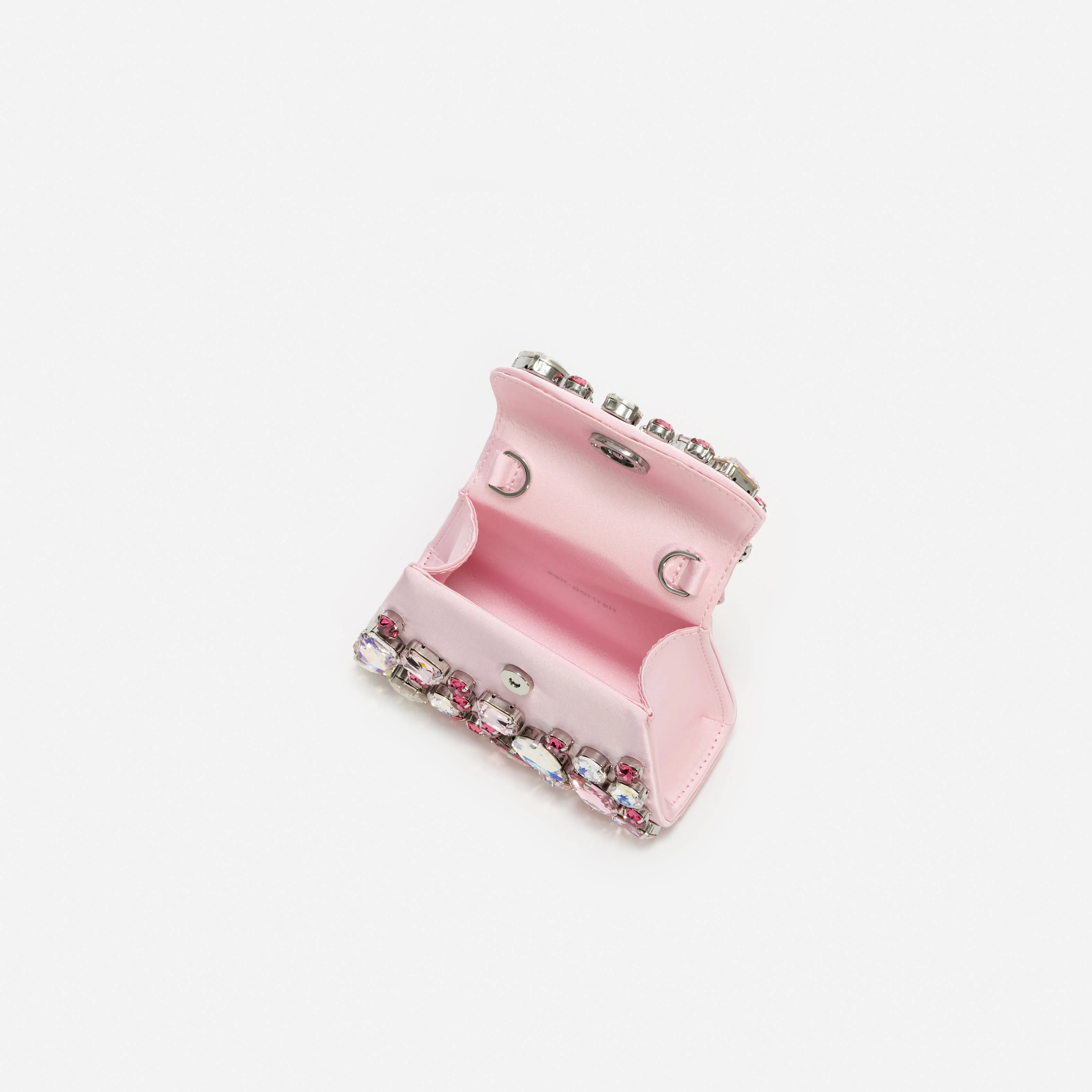 Pink Multi Crystal Mini Bag - Image 5