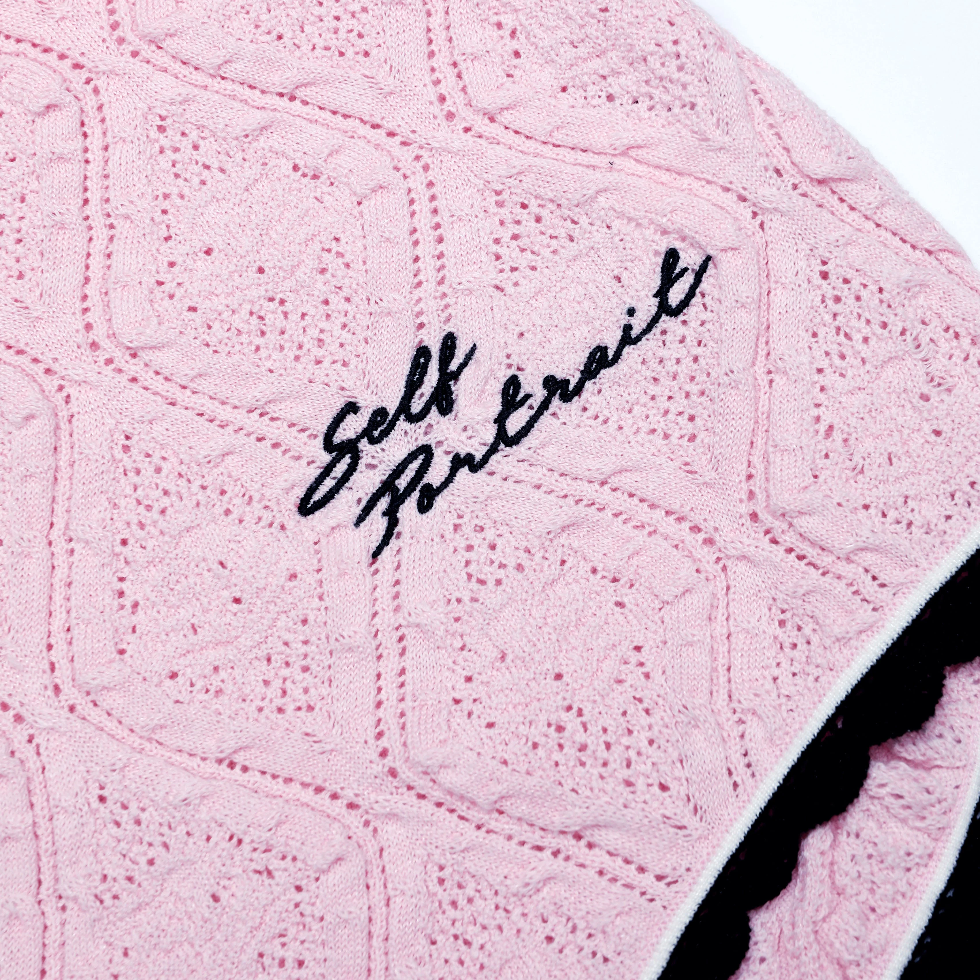 Pink Pointelle Knit Playsuit - Image 5