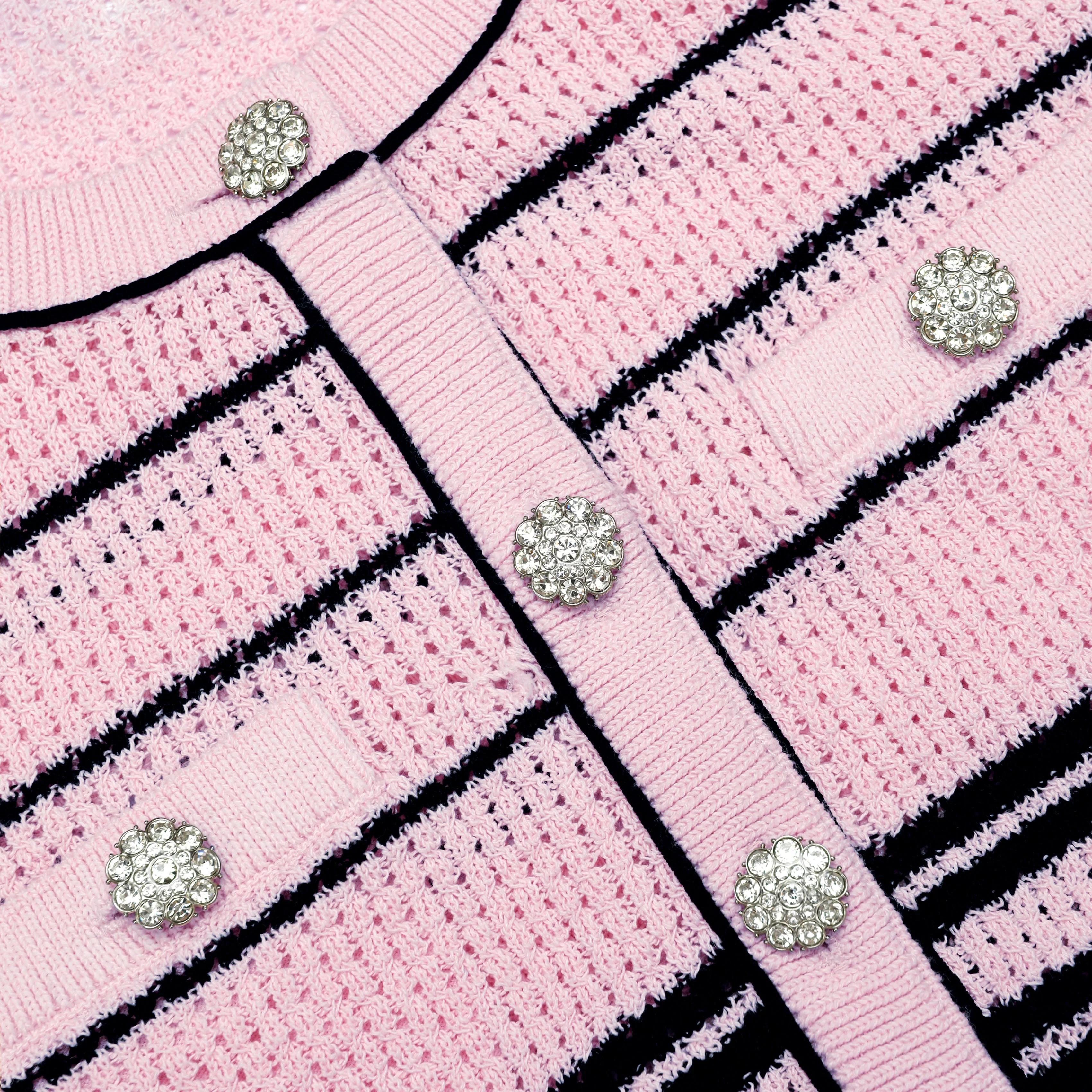 Pink Stripe Cardigan - Image 5