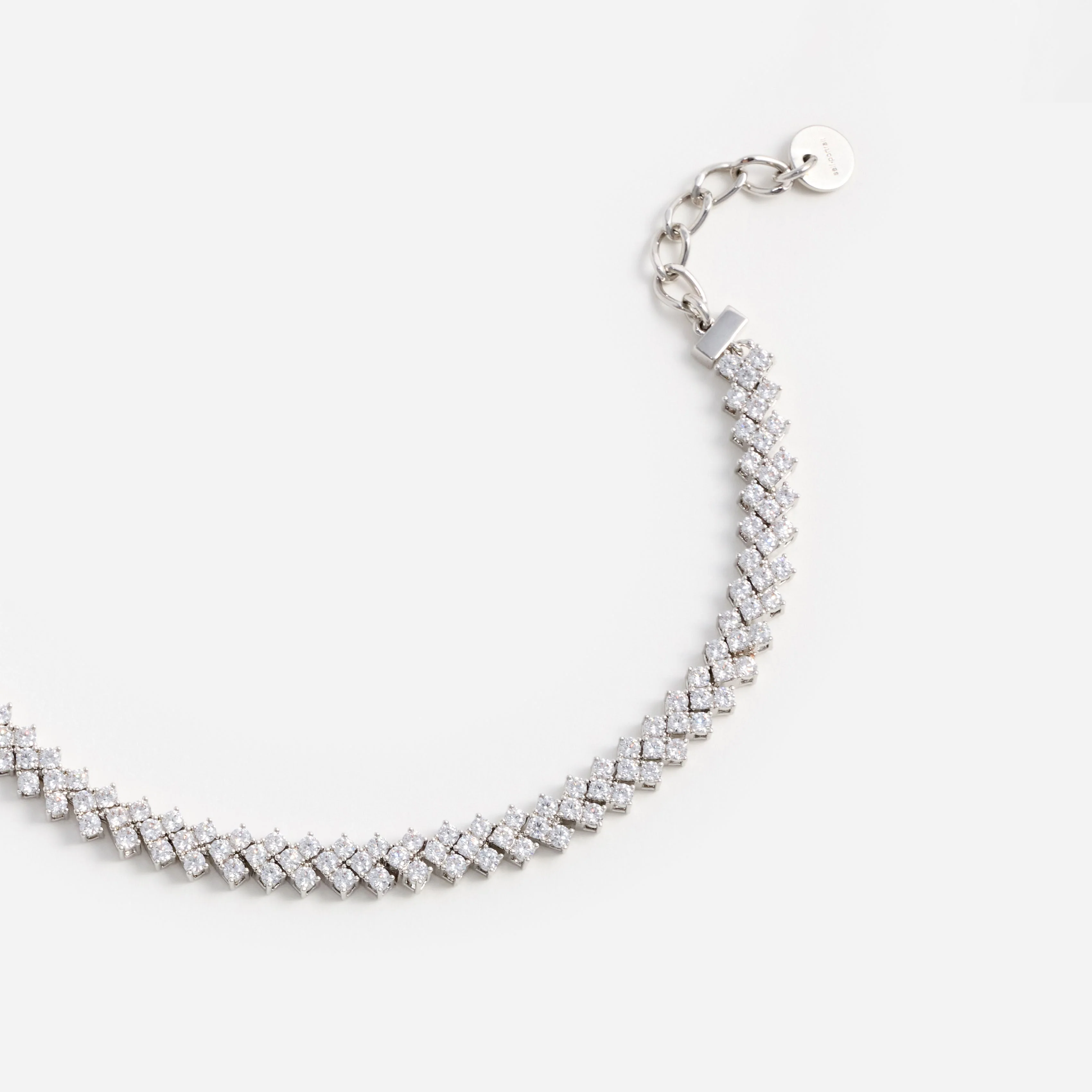 Silver Crystal Bracelet - Image 3