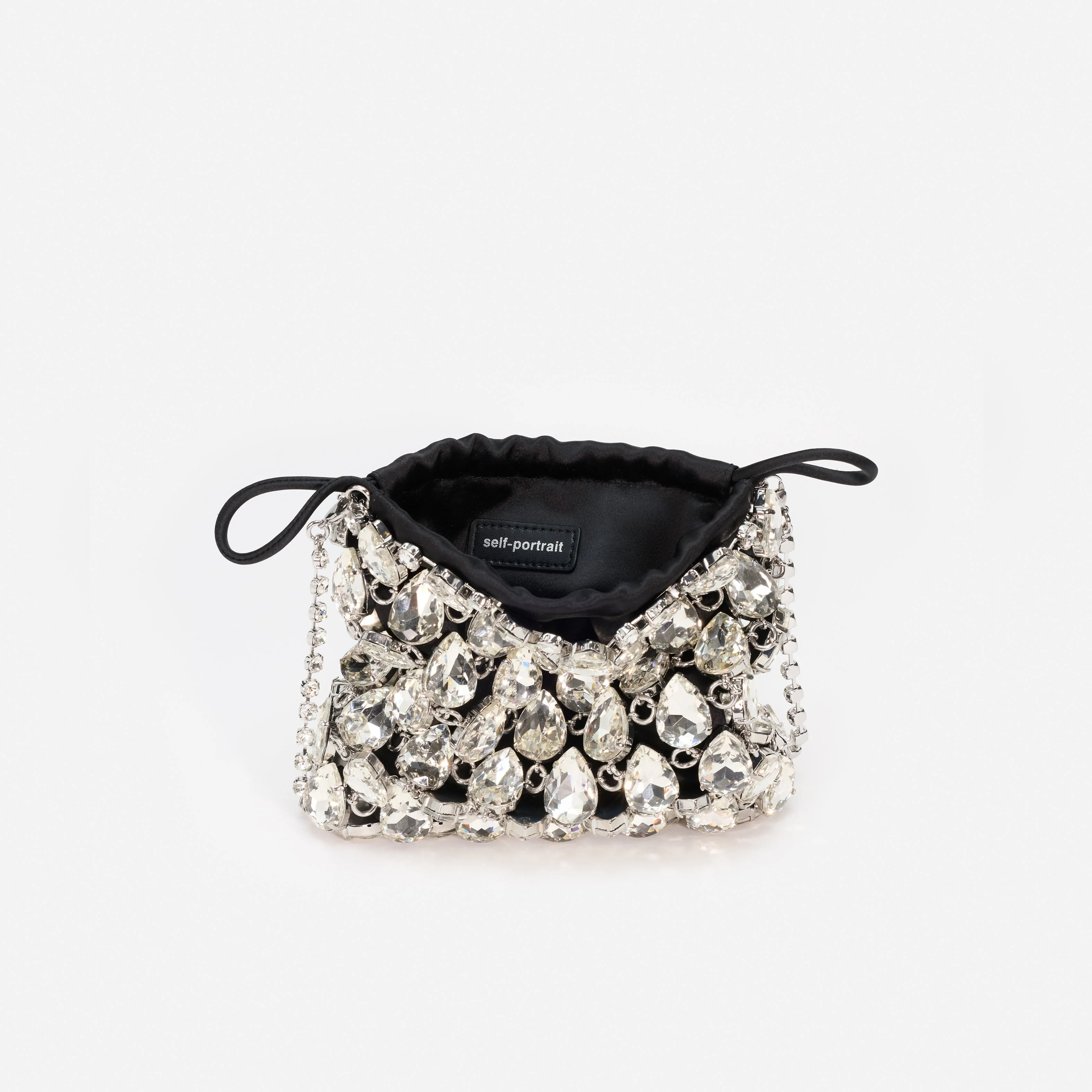 Silver Crystal Chainmail Mini Bag - Image 4