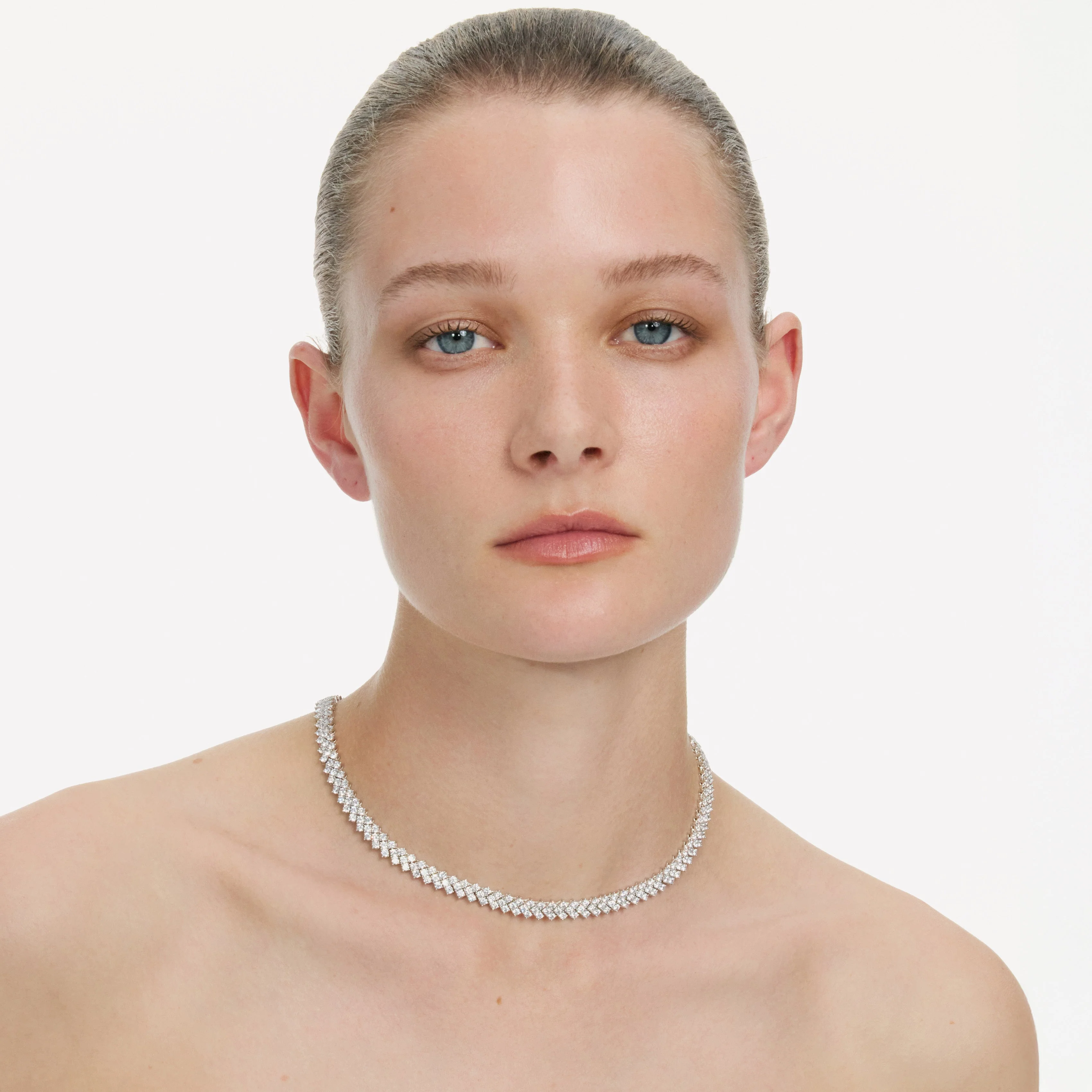 Silver Crystal Necklace - Image 2