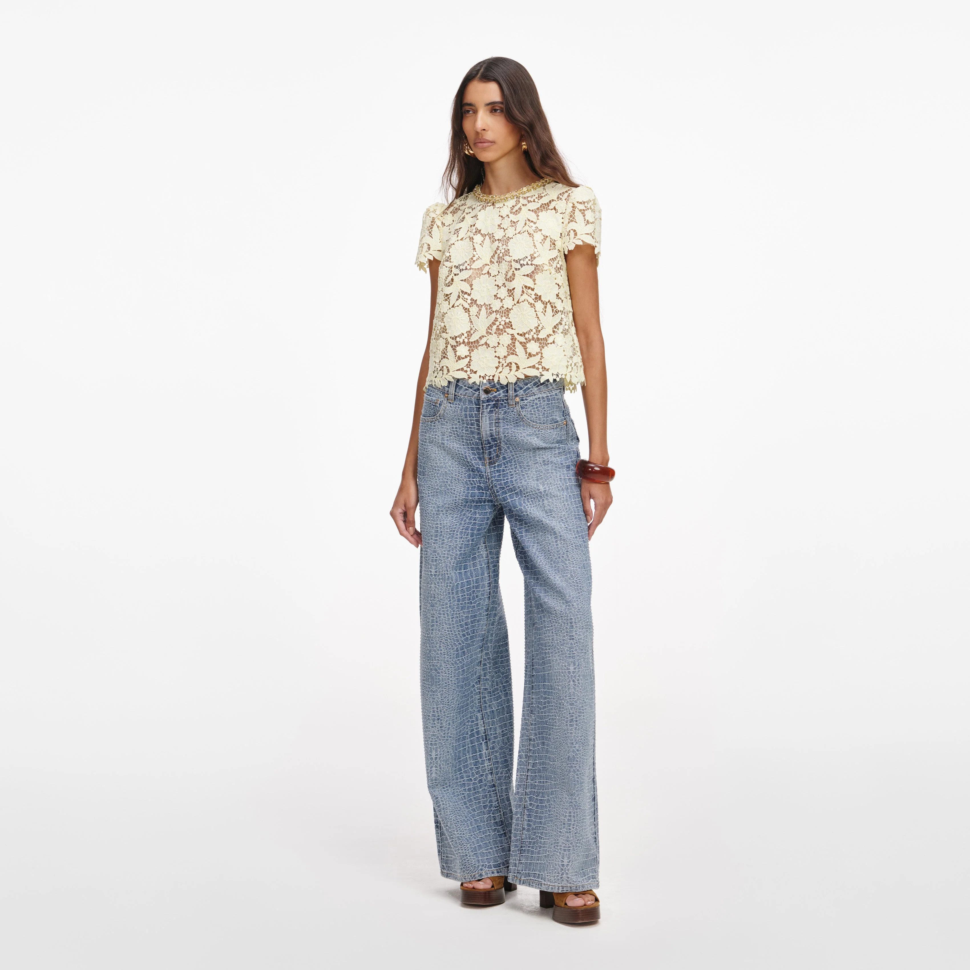 Yellow Lace Top - Image 2